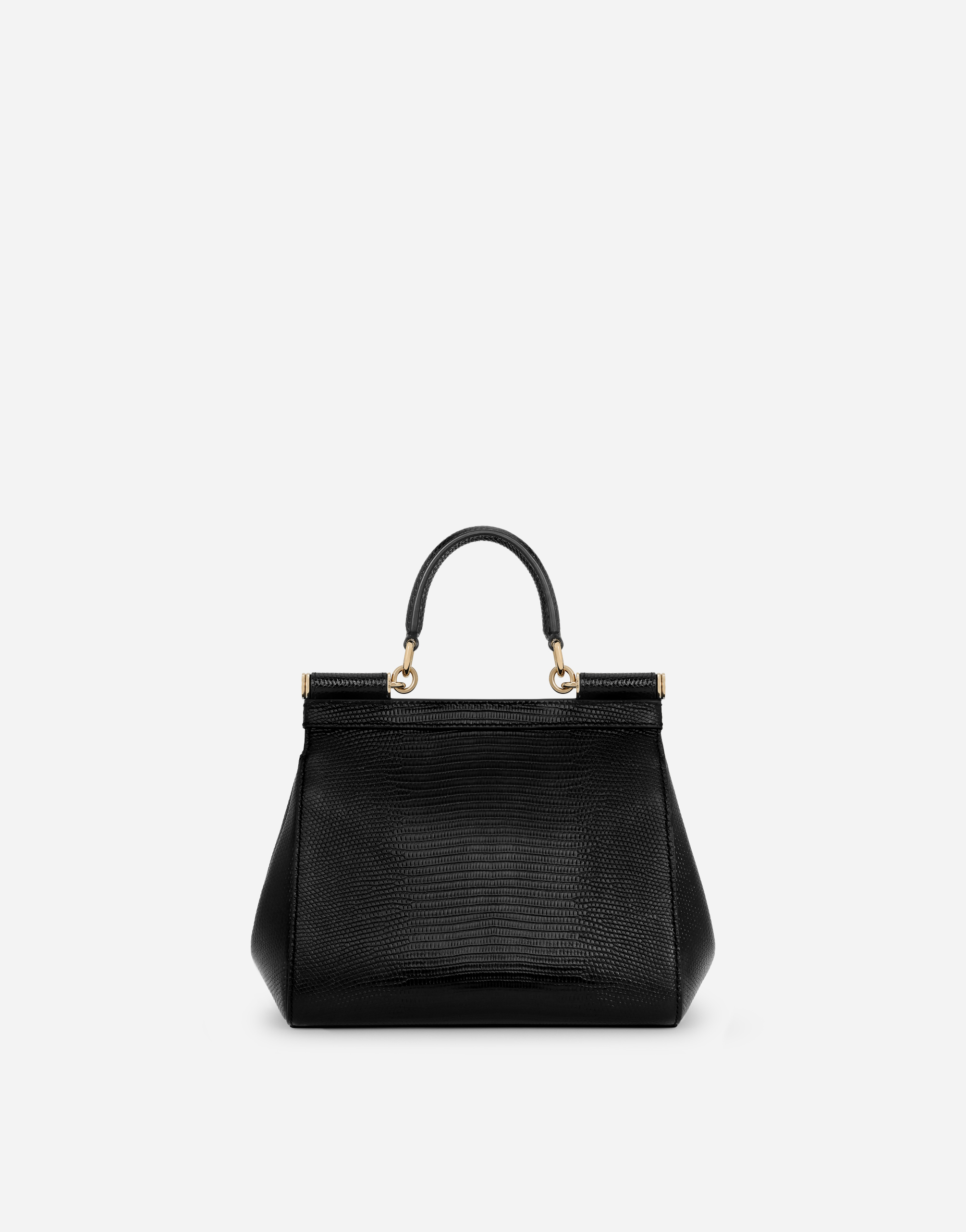 Dolce & Gabbana Medium Sicily Handbag In Black