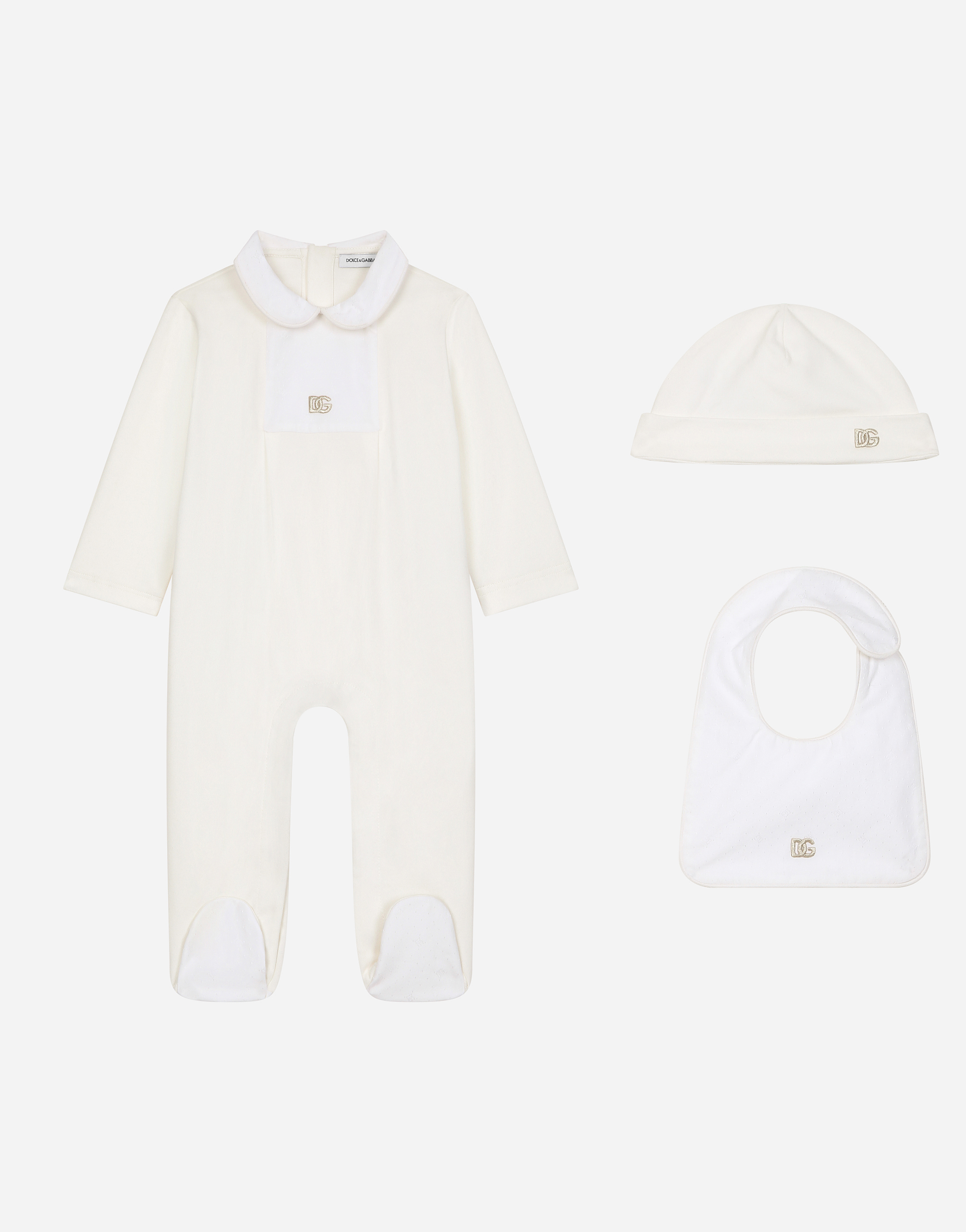 3-piece branded jacquard and interlock gift set