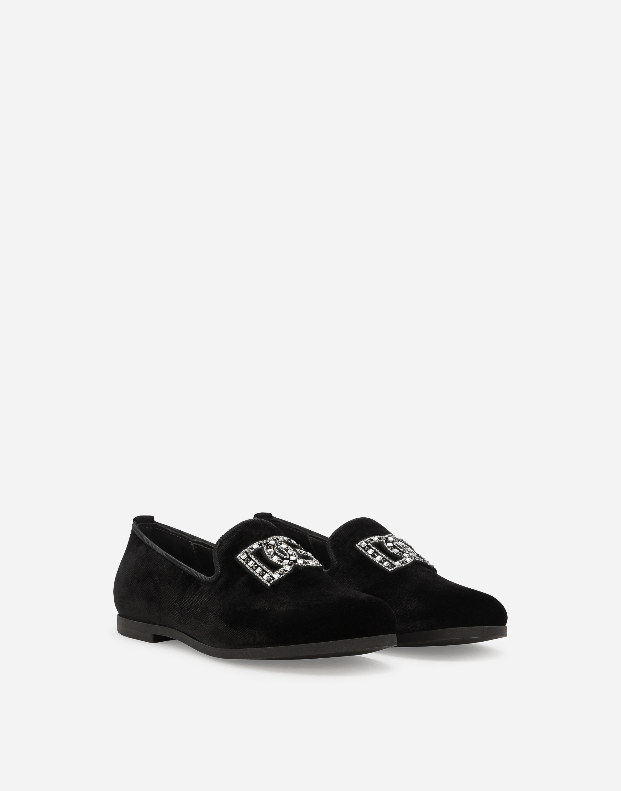Velvet slippers