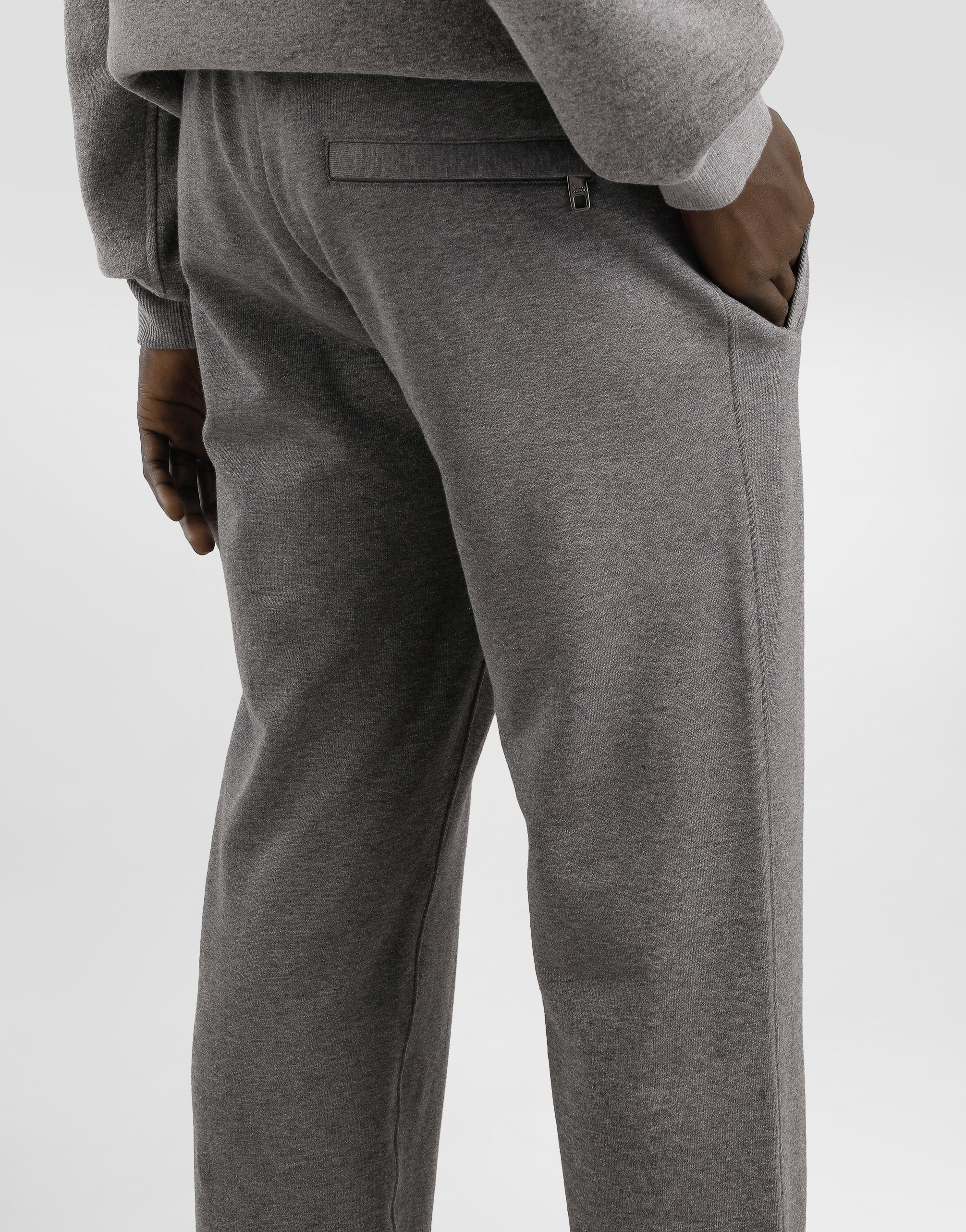 Jersey joggers with patch