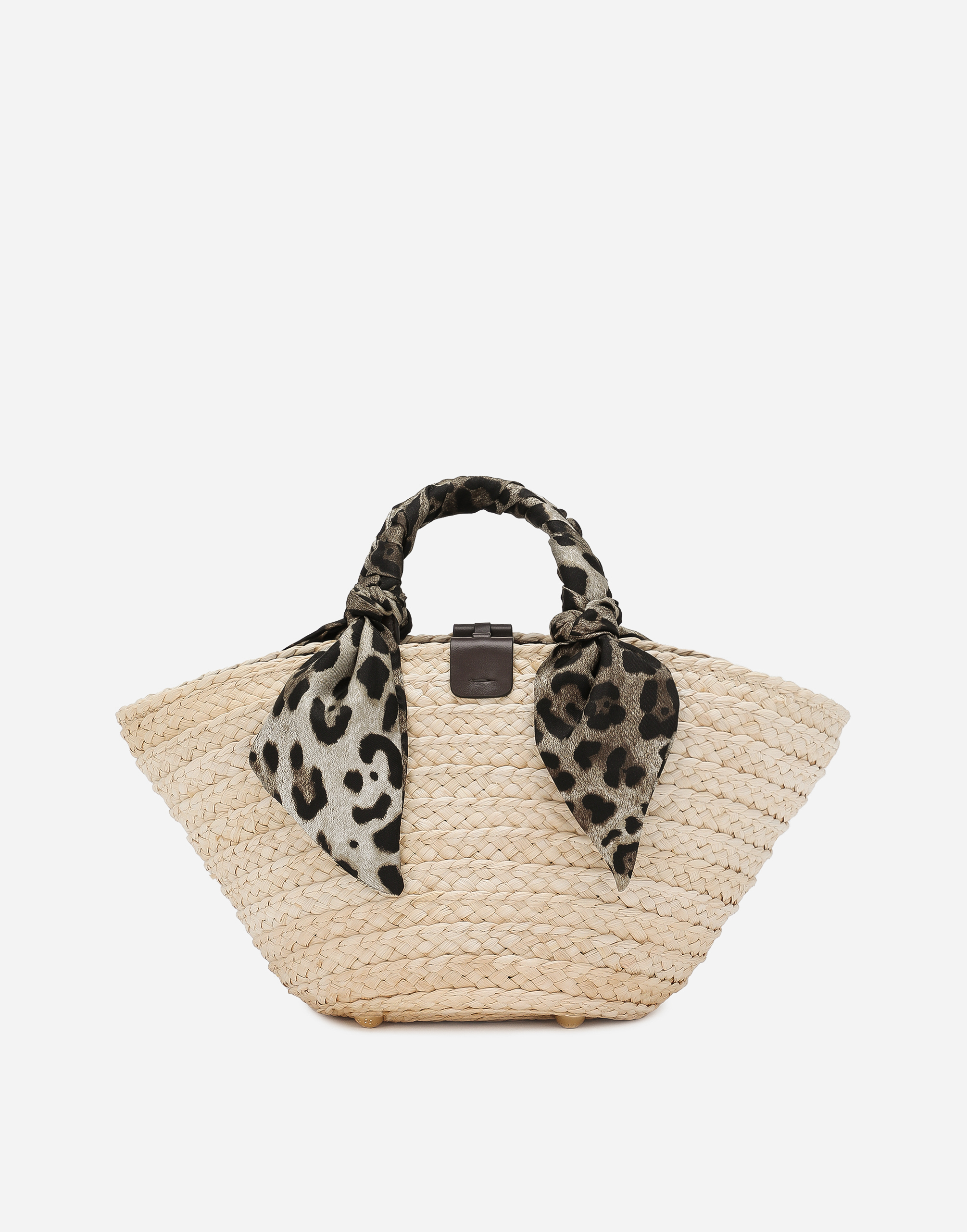 Dolce & Gabbana Kendra Logo-patch Tote Bag In Brown