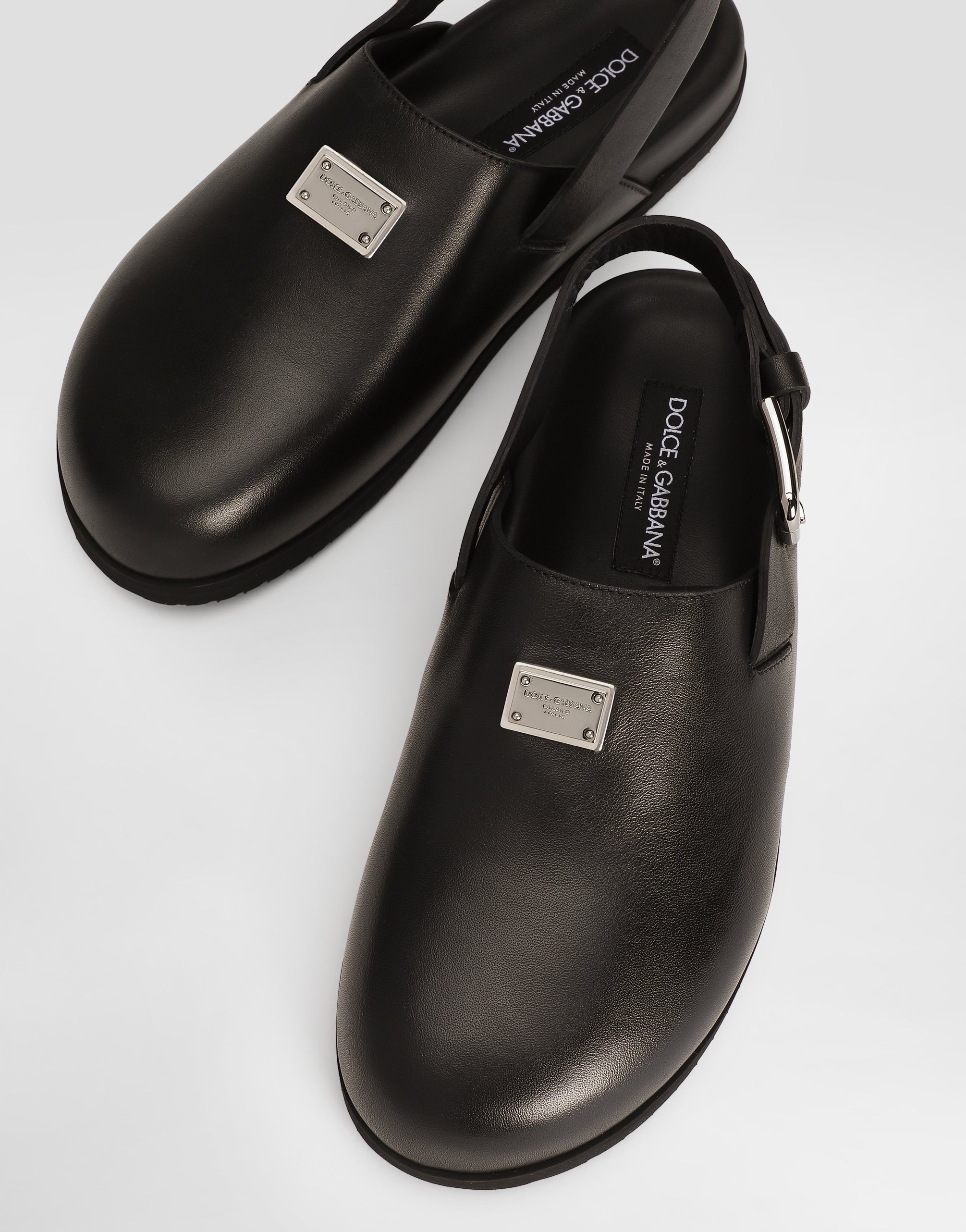 Calfskin mules