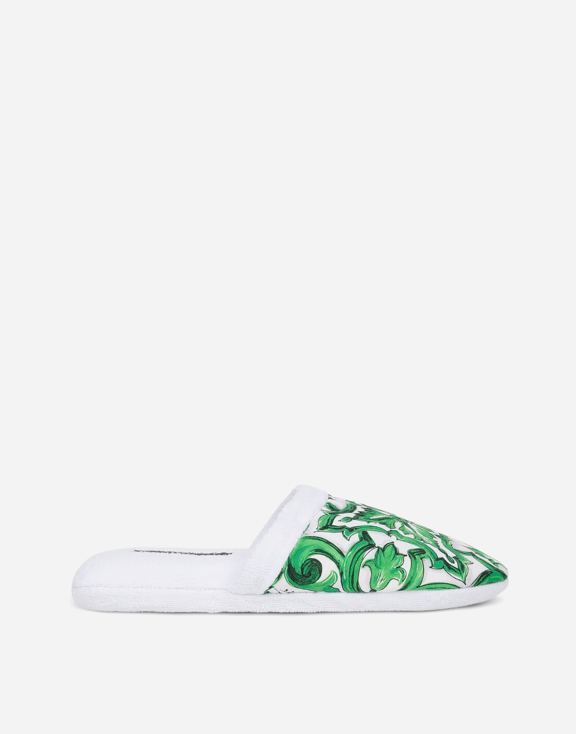 Dolce & Gabbana Cotton Terry Slippers