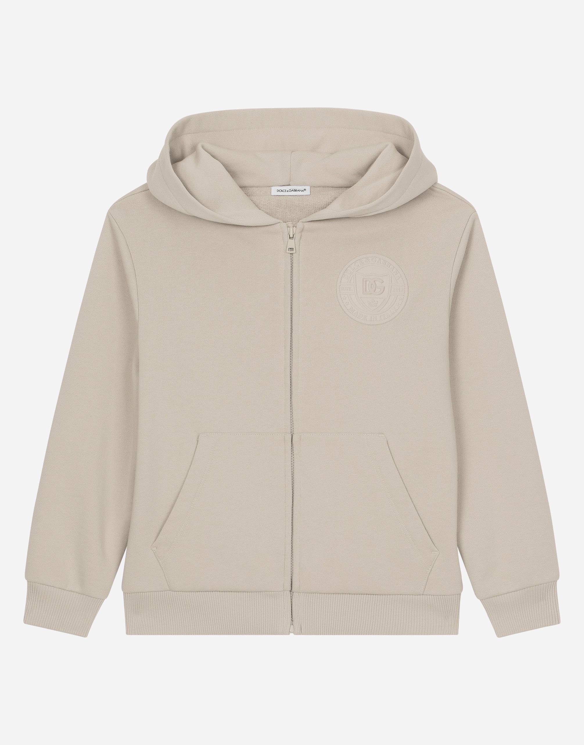 Jersey hoodie with DG logo