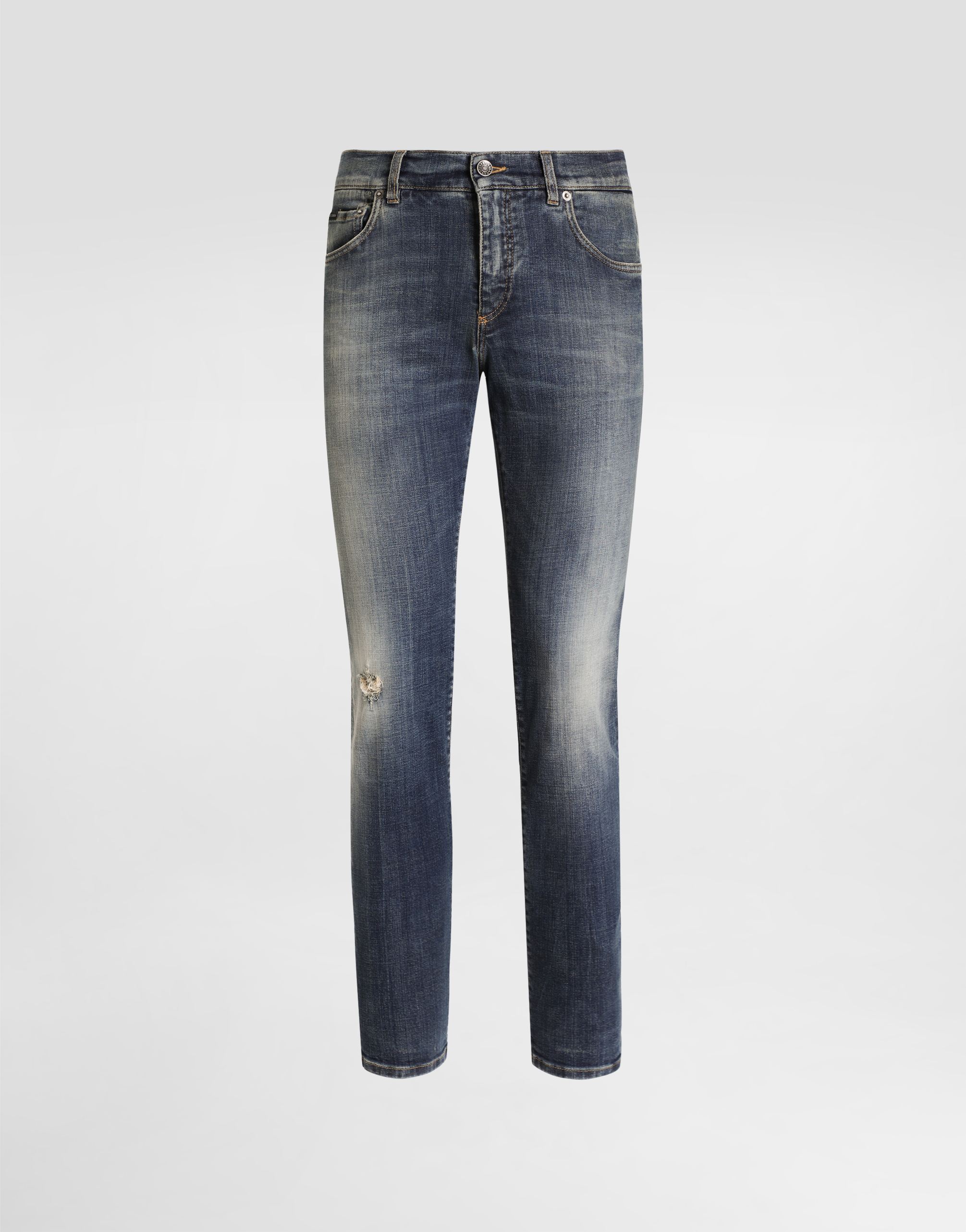 Multicolorのメンズ Denim trousers | Dolce&Gabbana®
