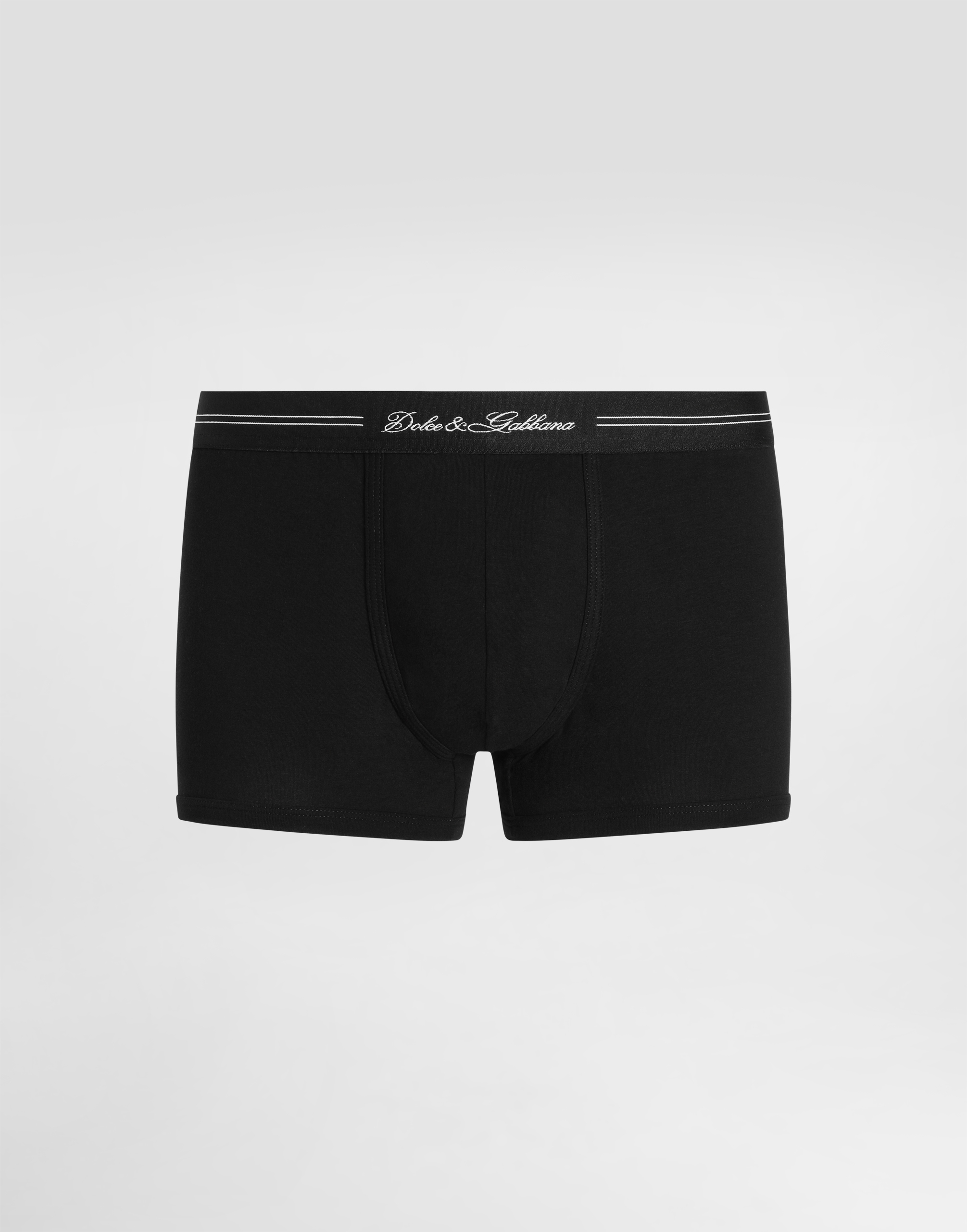 REGULAR BOXER in Black for Men | Dolce&Gabbana® US