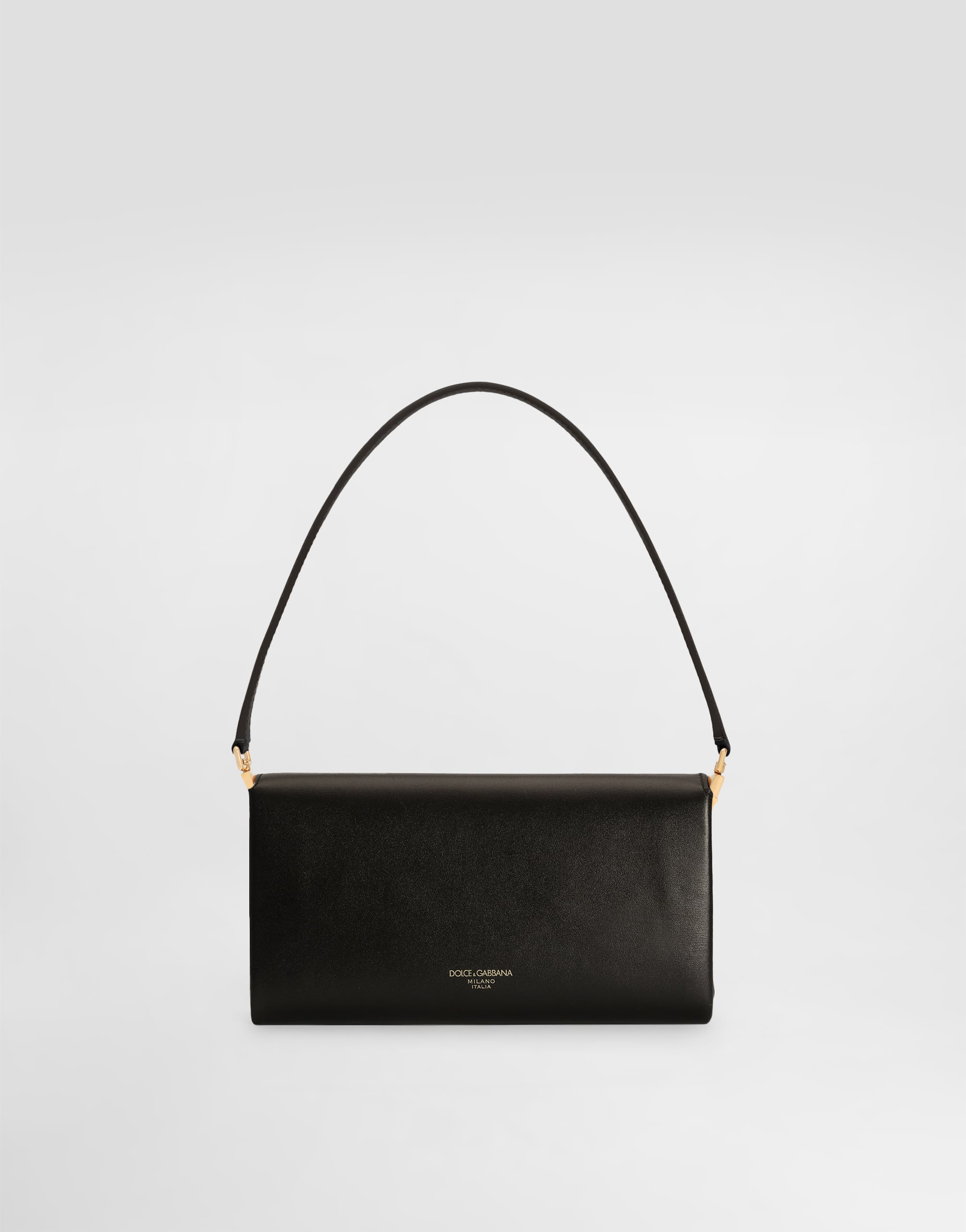 Dolce & Gabbana Marlene Wallet Shoulder Bag In Black