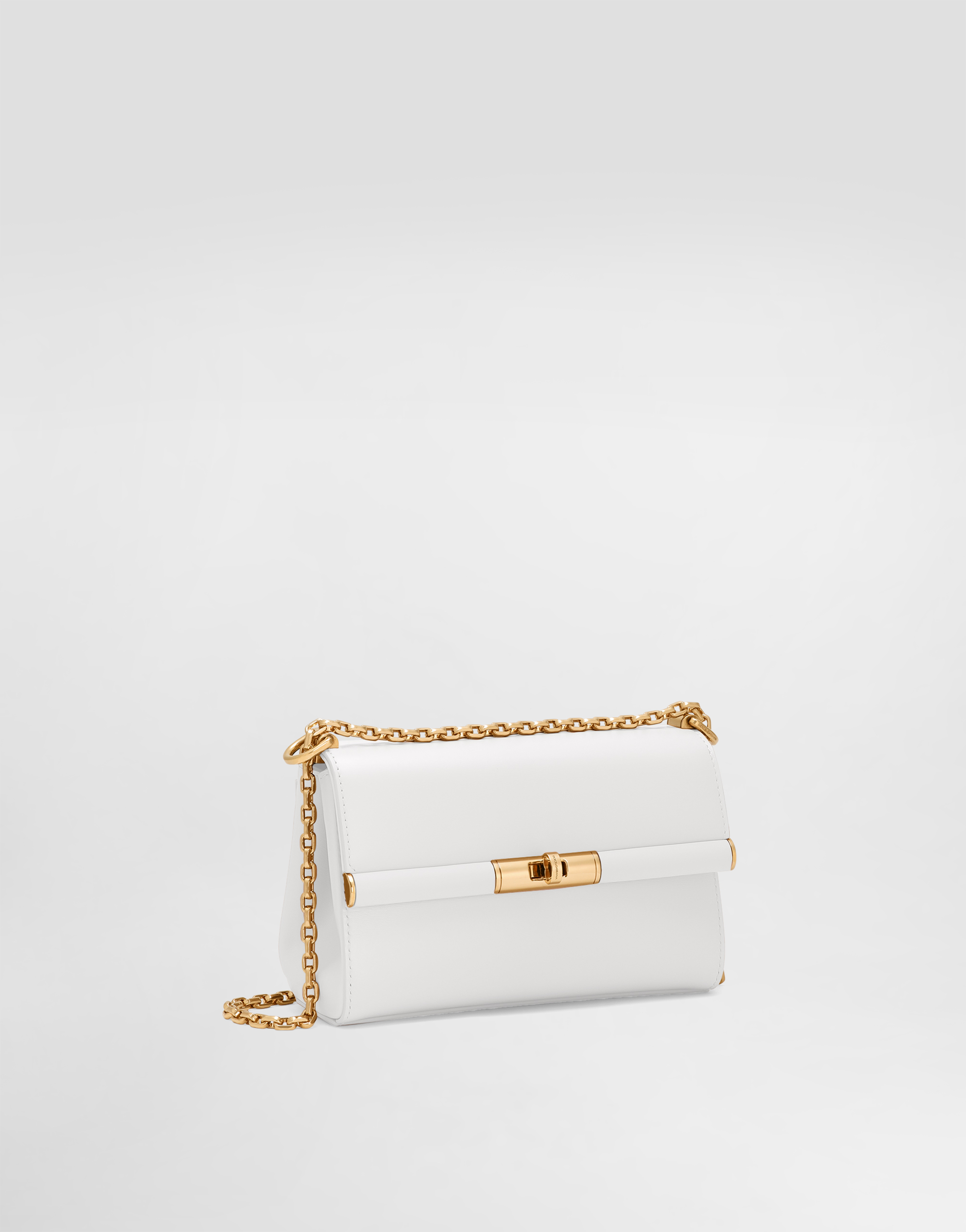 Dolce & Gabbana Mini Marlene City Cross Body Bag In White