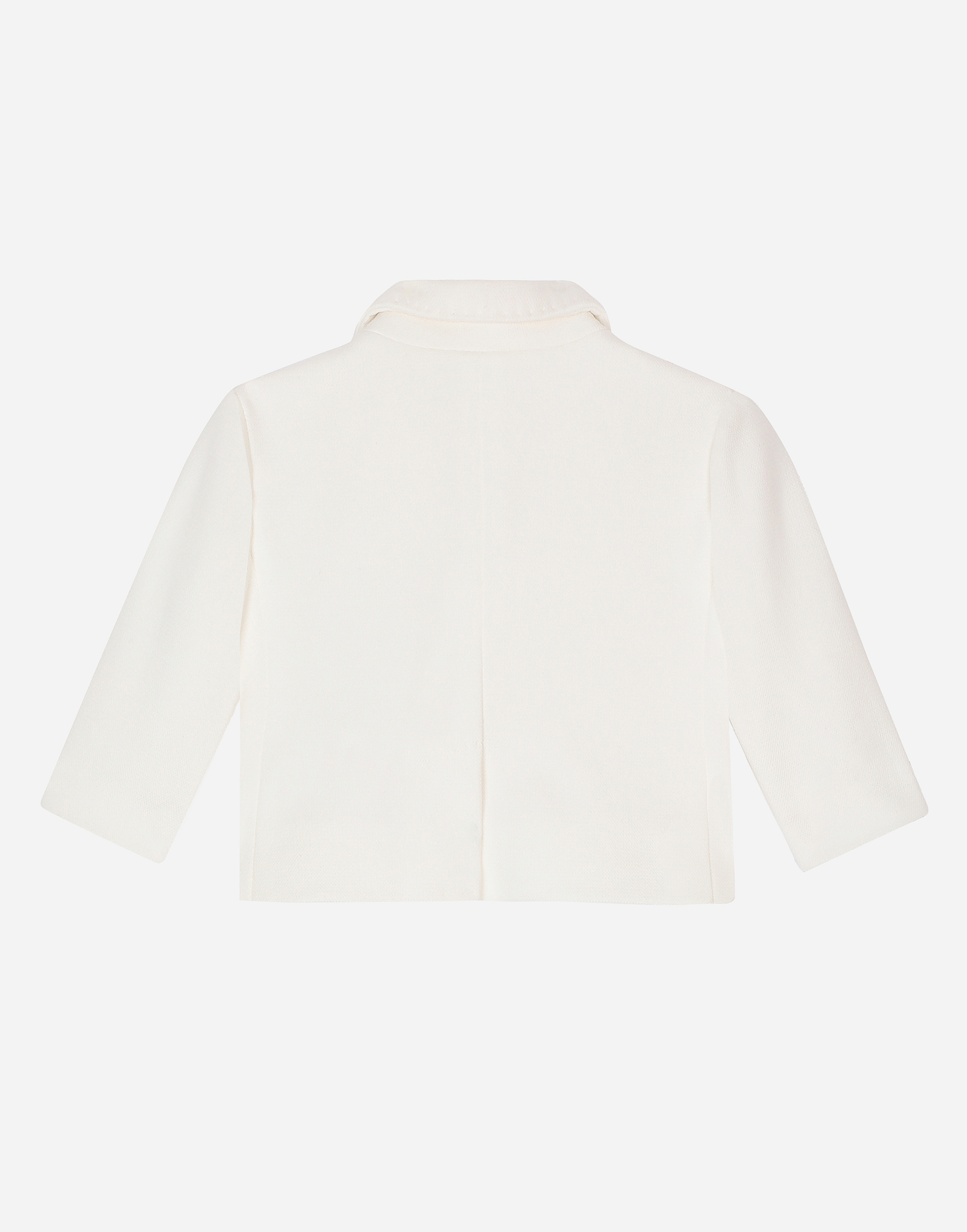  Dolce & Gabbana Veste Droite Classique En Jersey Armuré - Homme Manteaux Et Hauts Blanc Jersey 6 Months 