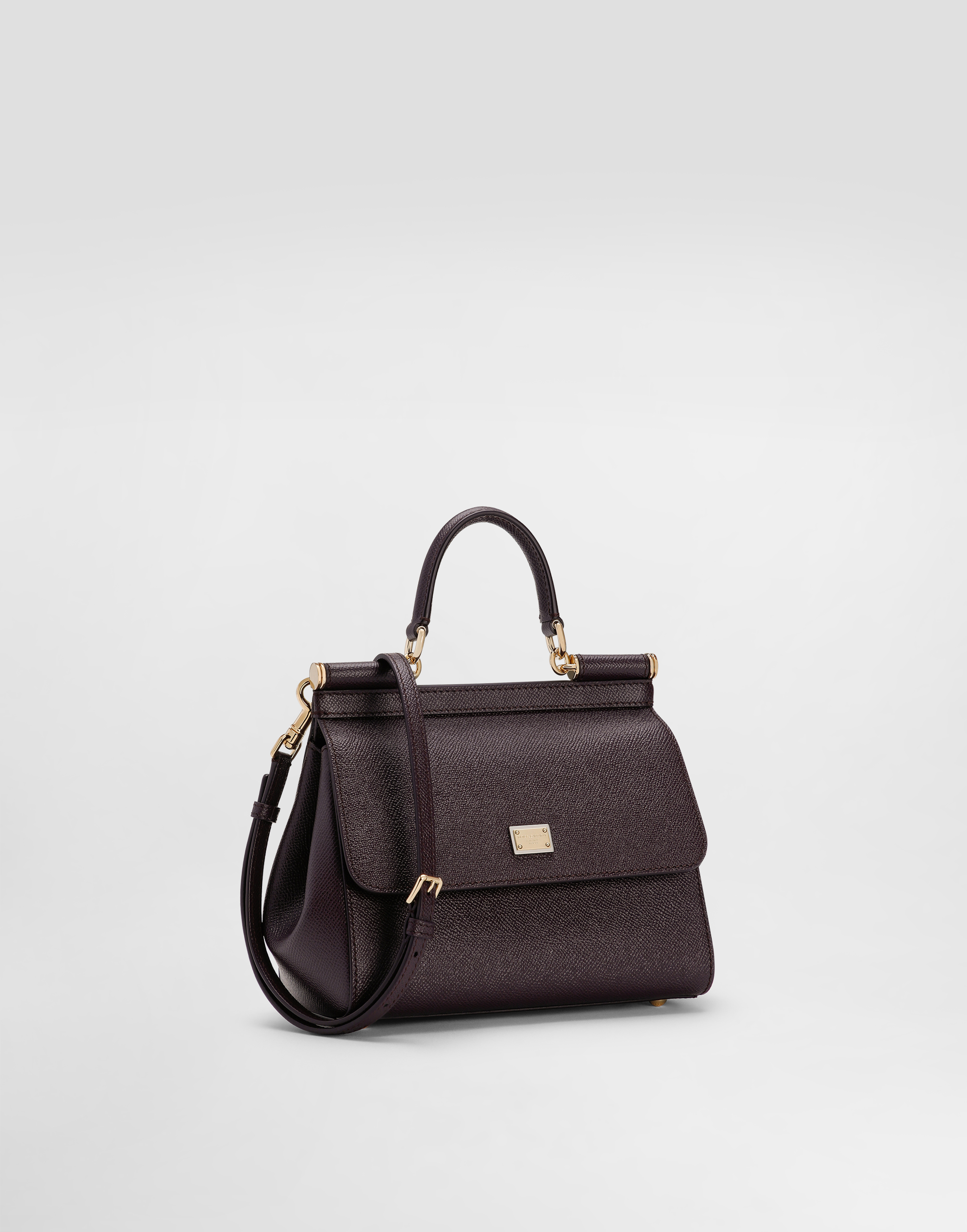 Dolce & Gabbana Medium Sicily Handbag In Must Color In Black
