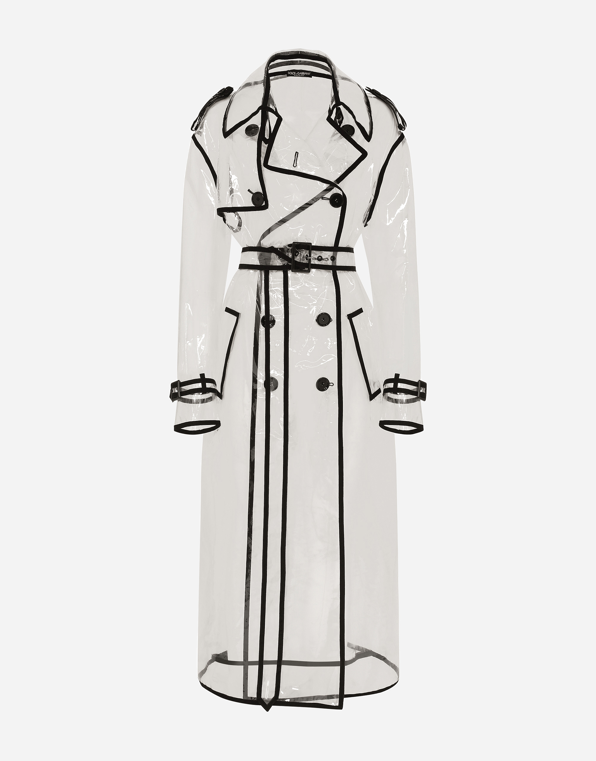 Dolce & Gabbana Female Cappotto - Woman Coats And Jackets Transparent Size 42