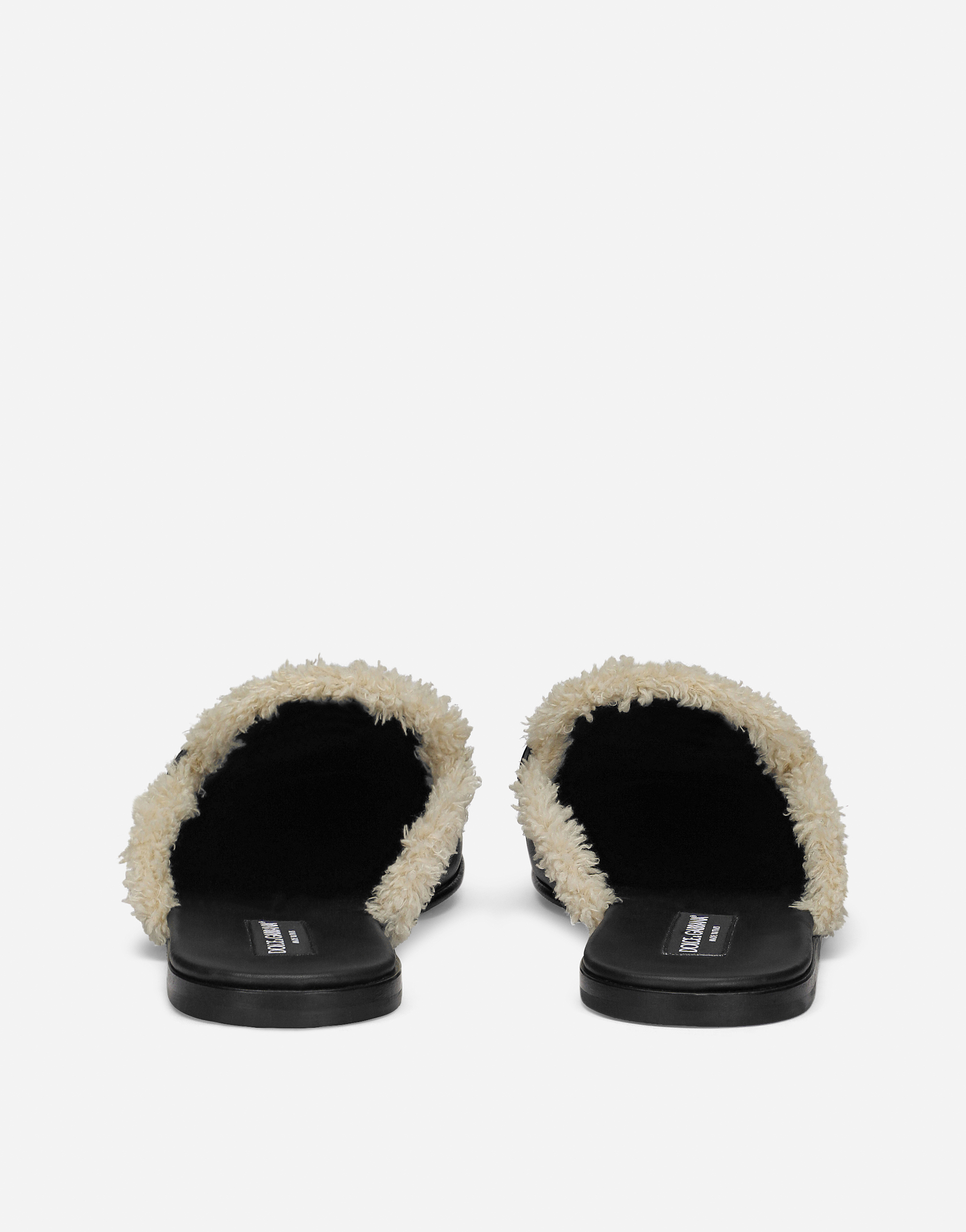 DOLCE & GABBANA CALFSKIN MULES