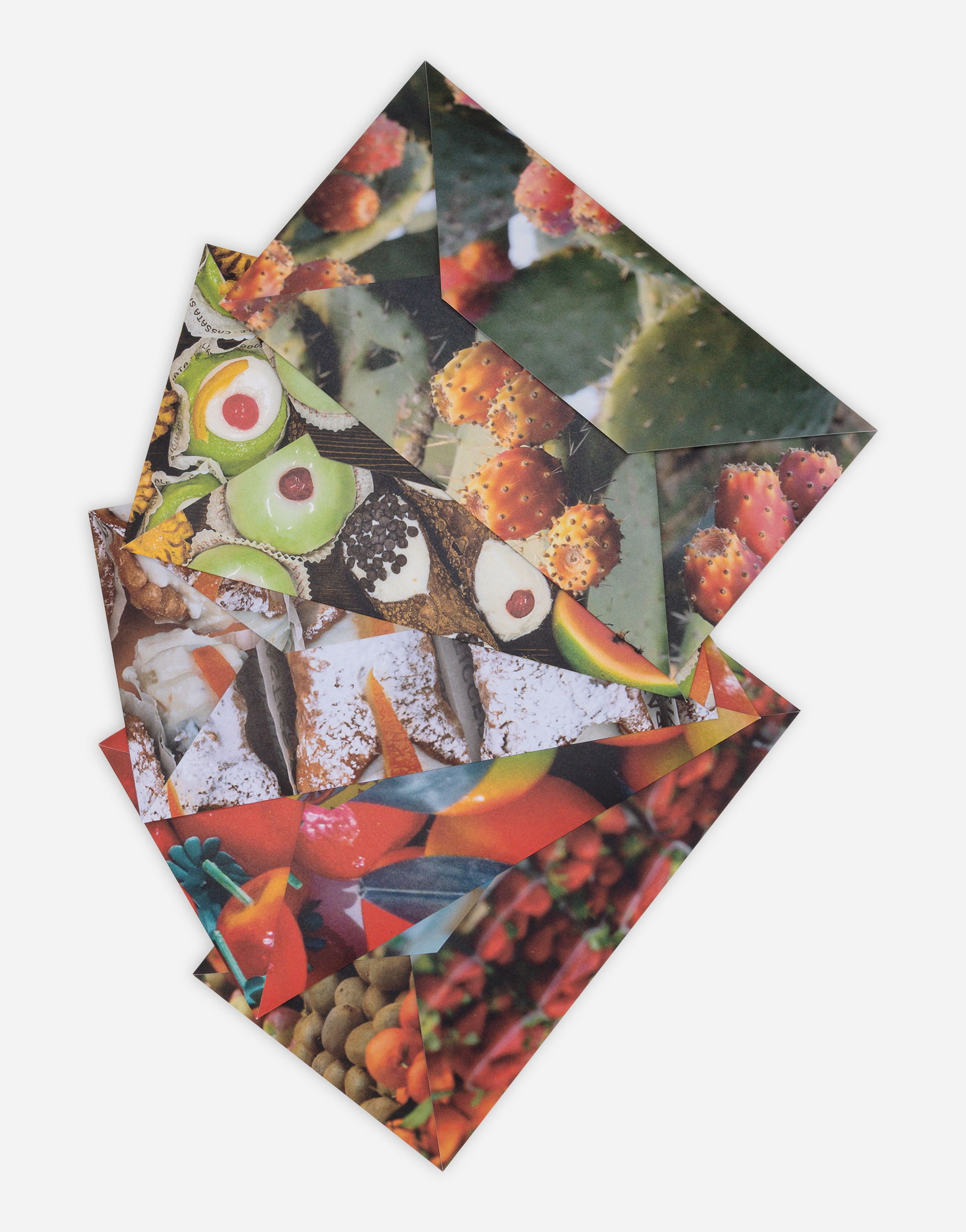 Dolce & Gabbana Set 5 Greeting Cards With Matching Envelopes In Multicolor