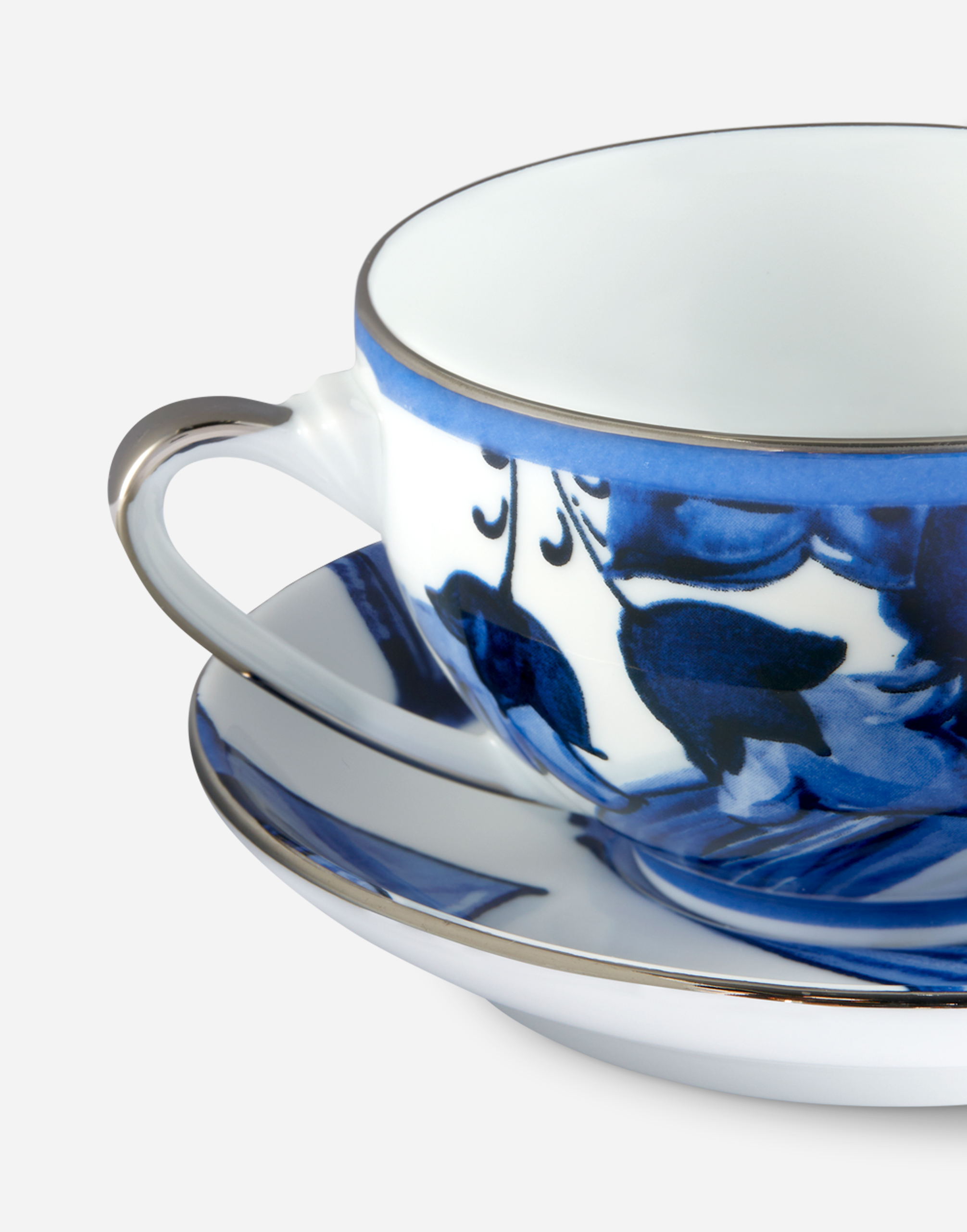 Dolce & Gabbana Porcelain Tea Set In Multicolor