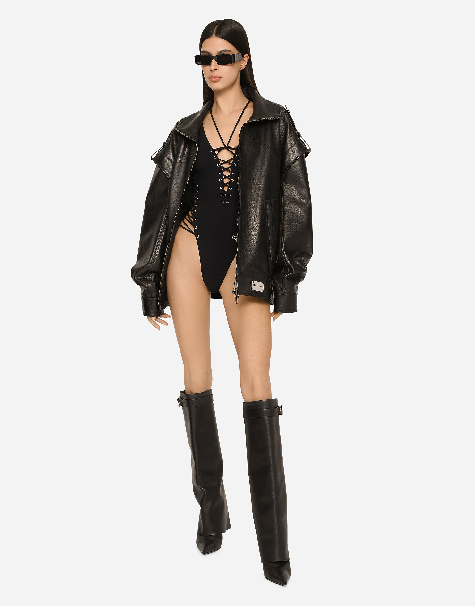 DOLCE & GABBANA OVERSIZE BULLSKIN JACKET