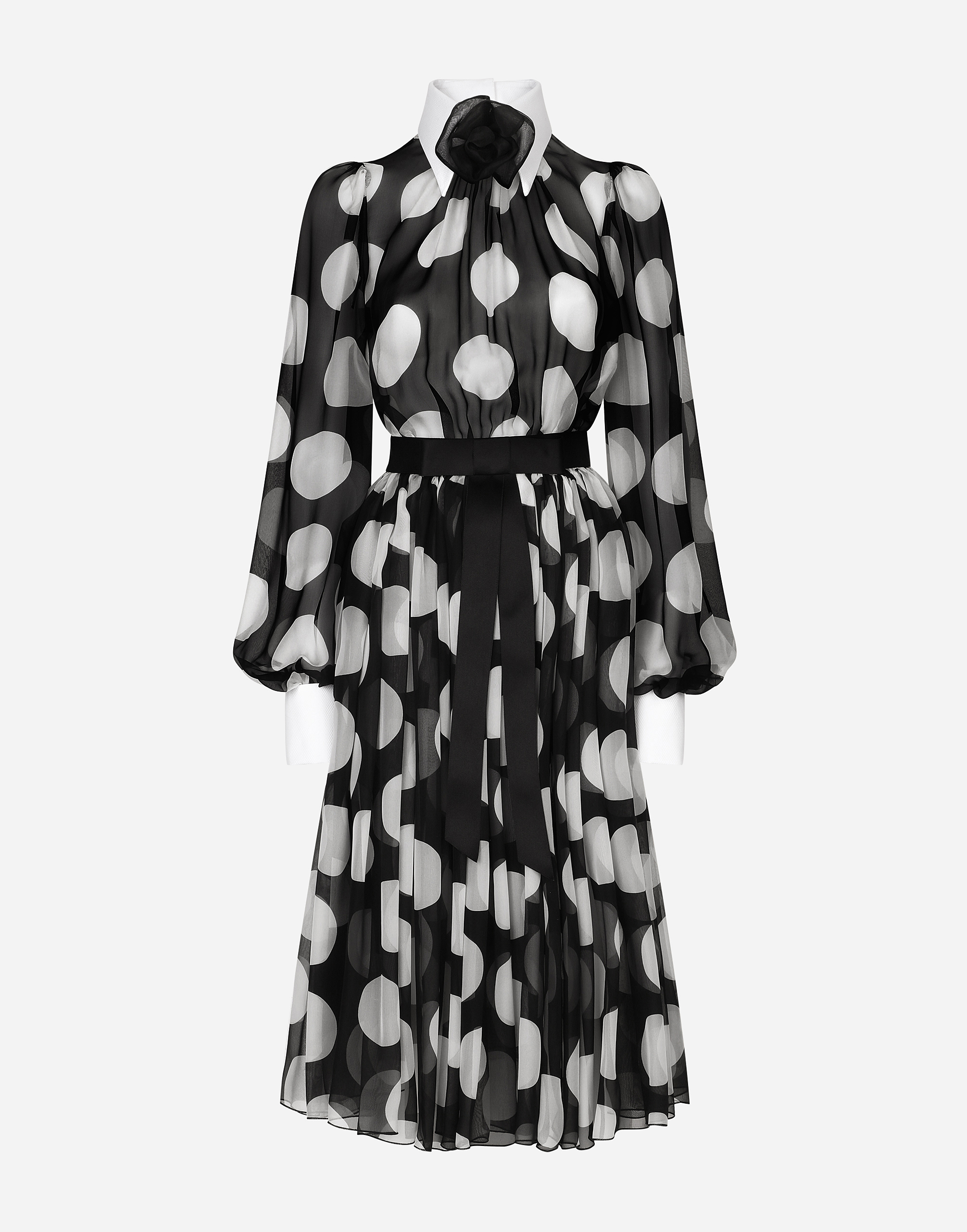 Dolce & Gabbana Polka-dot Print Dress In プリ