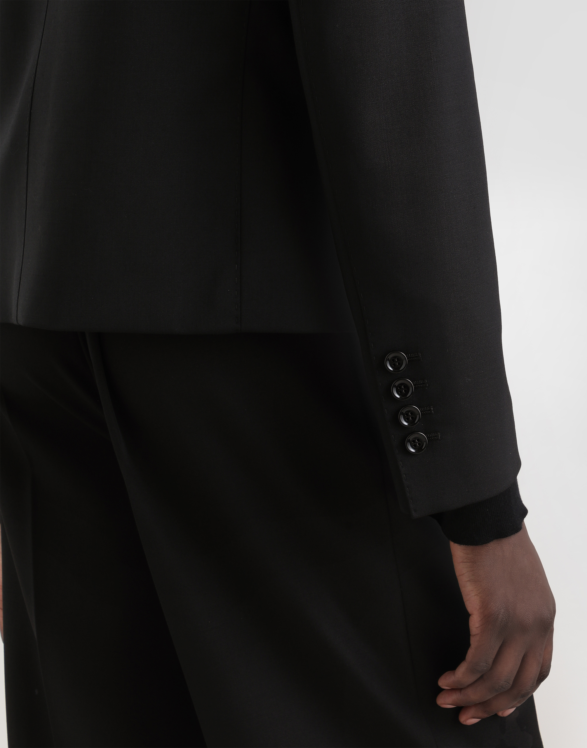Dolce & Gabbana Bi-stretch Sallia Jacket In Black
