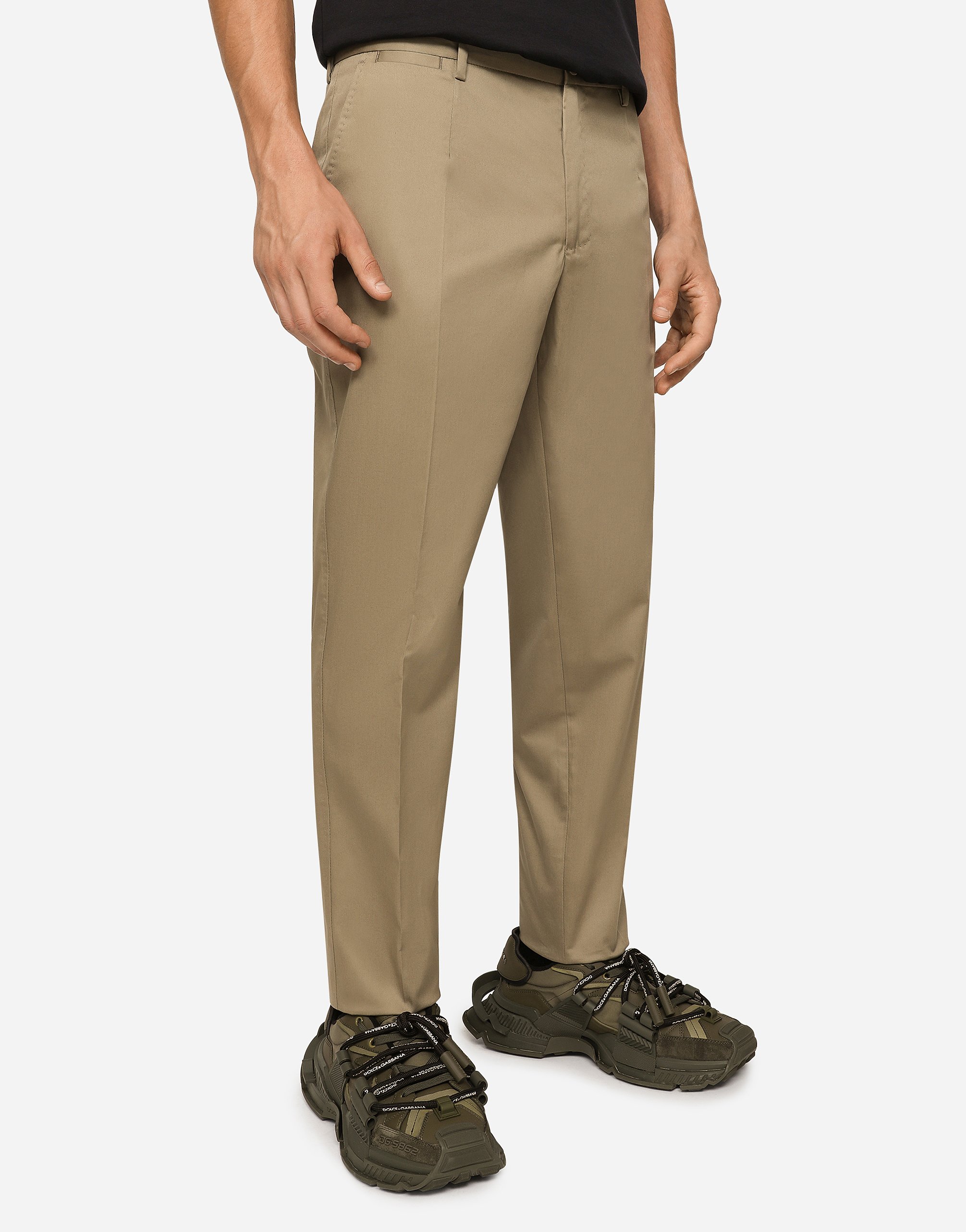 Wool and silk pants