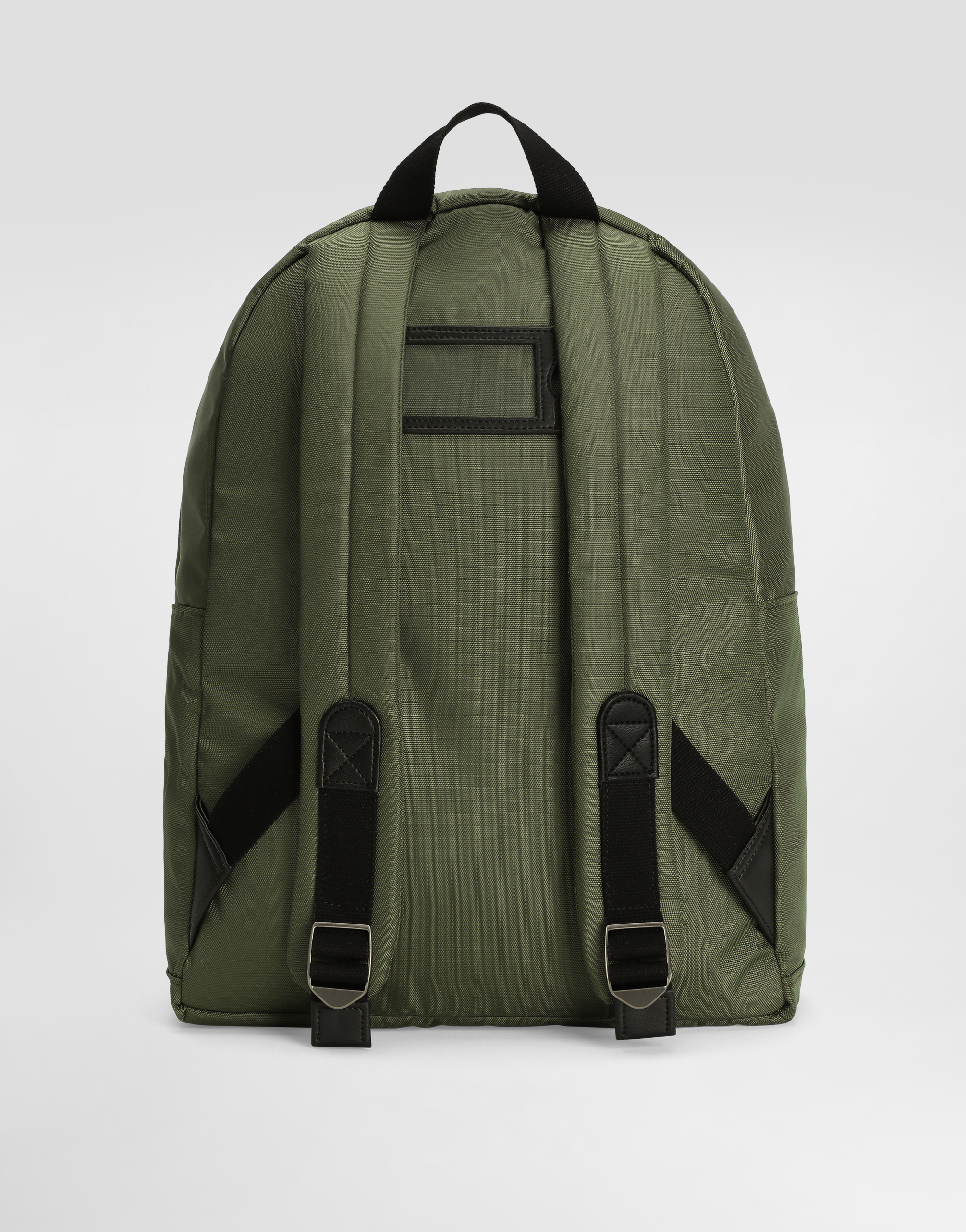  Dolce & Gabbana Nylon Backpack With Dg Patch - Mann Accessoires Green Onesize 