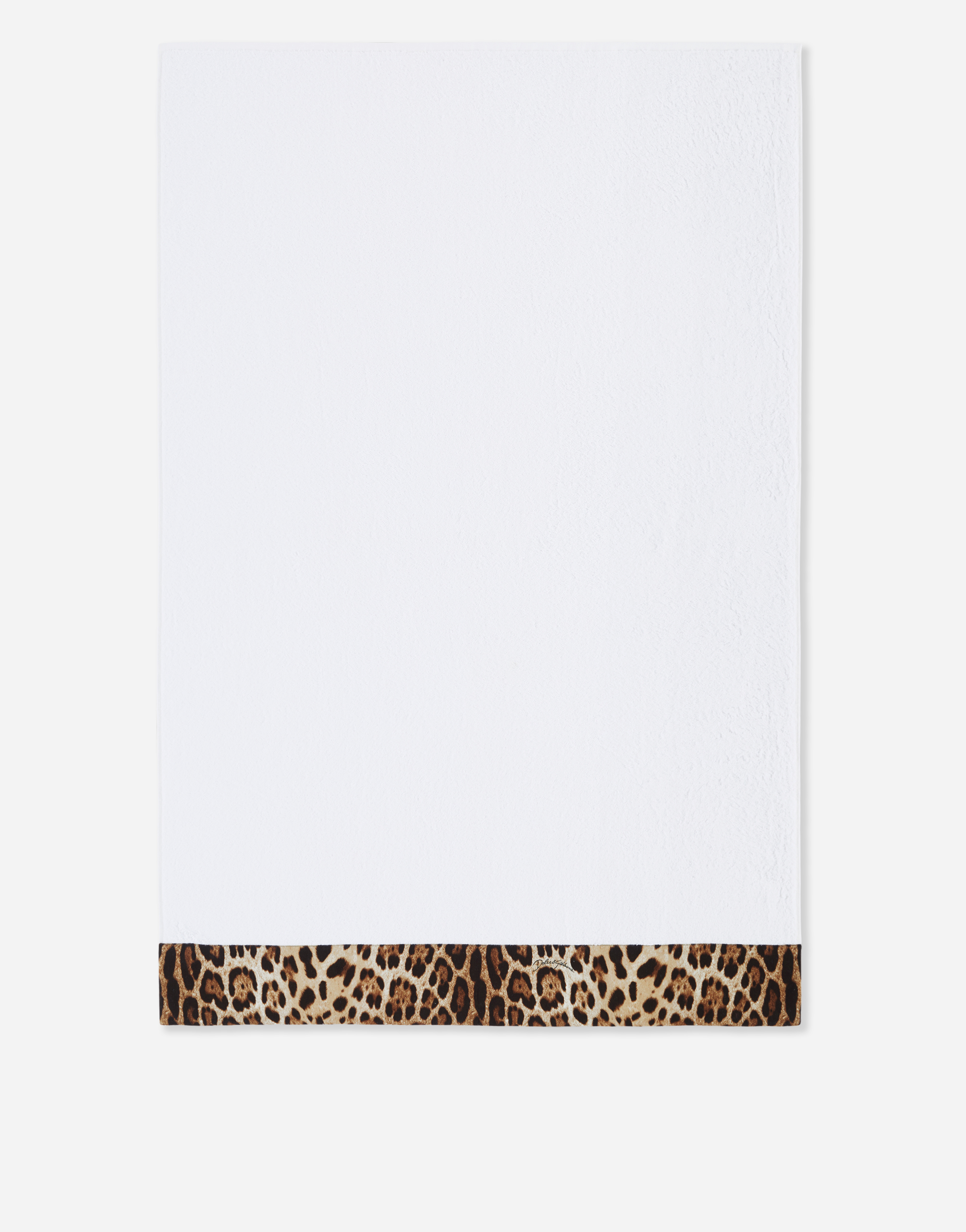 Dolce & Gabbana Set Of Five Terry Cotton Towels In Multicolor