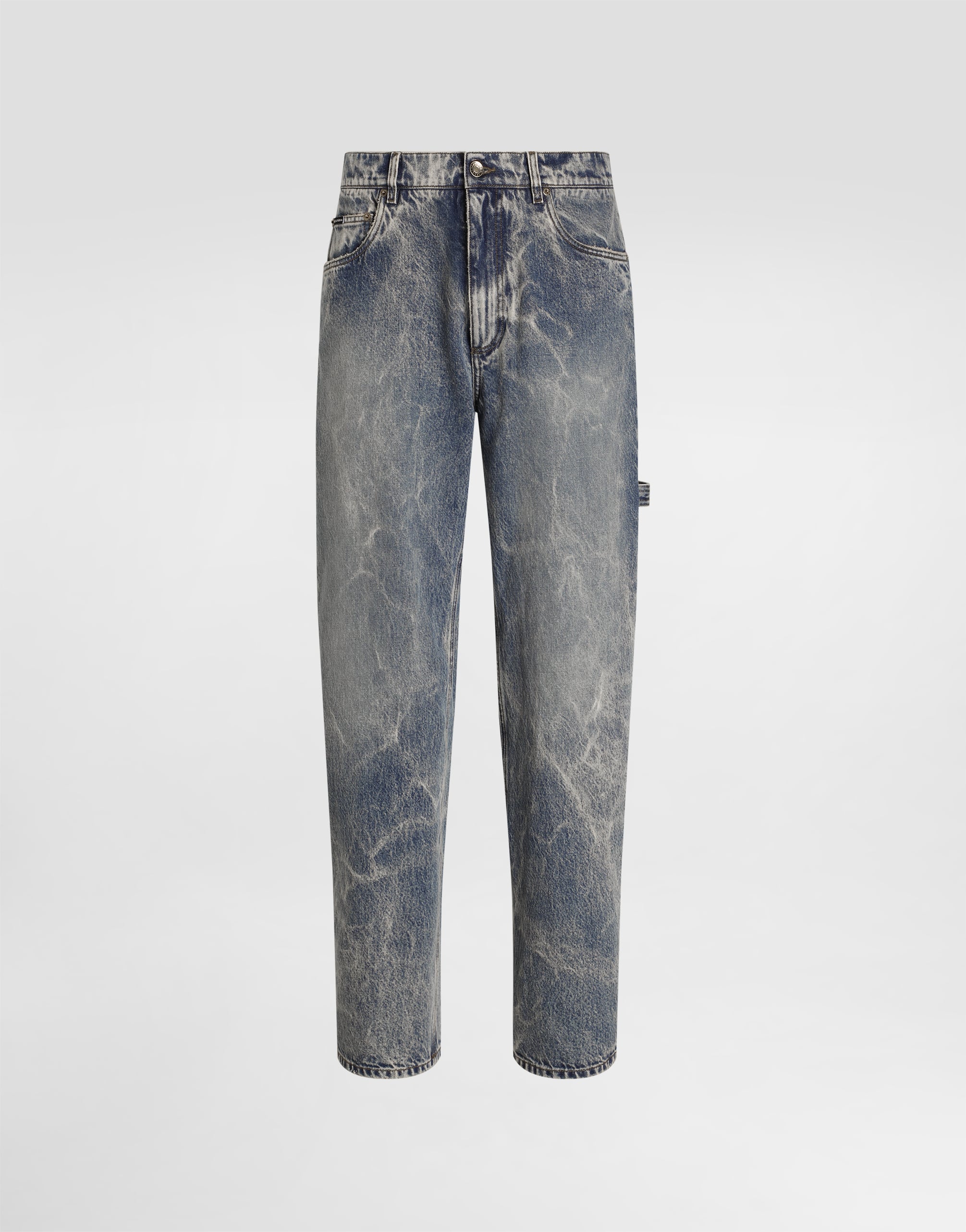 マルチカラーのメンズ Denim trousers | Dolce&Gabbana®