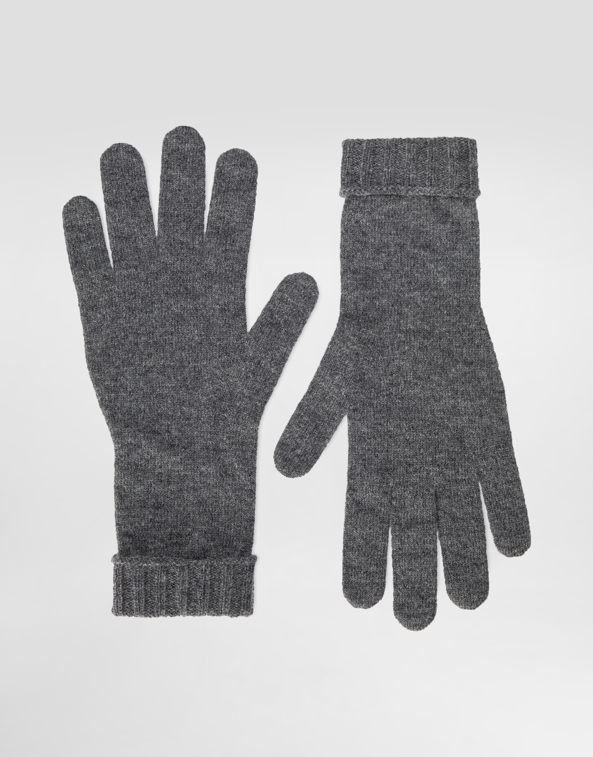 Cashmere knit gloves