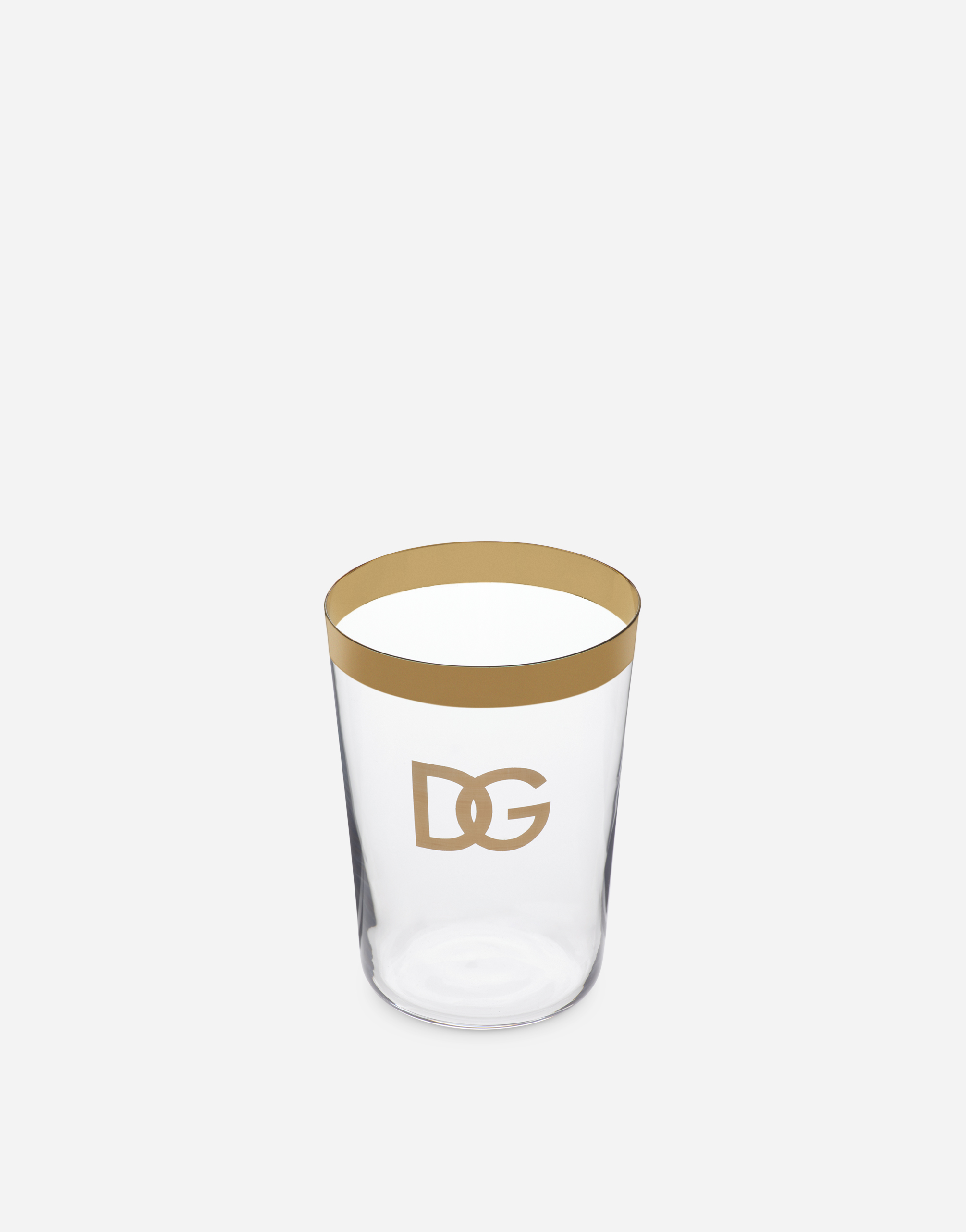 Dolce & Gabbana Set 2 Beverage Glasses In Multicolor