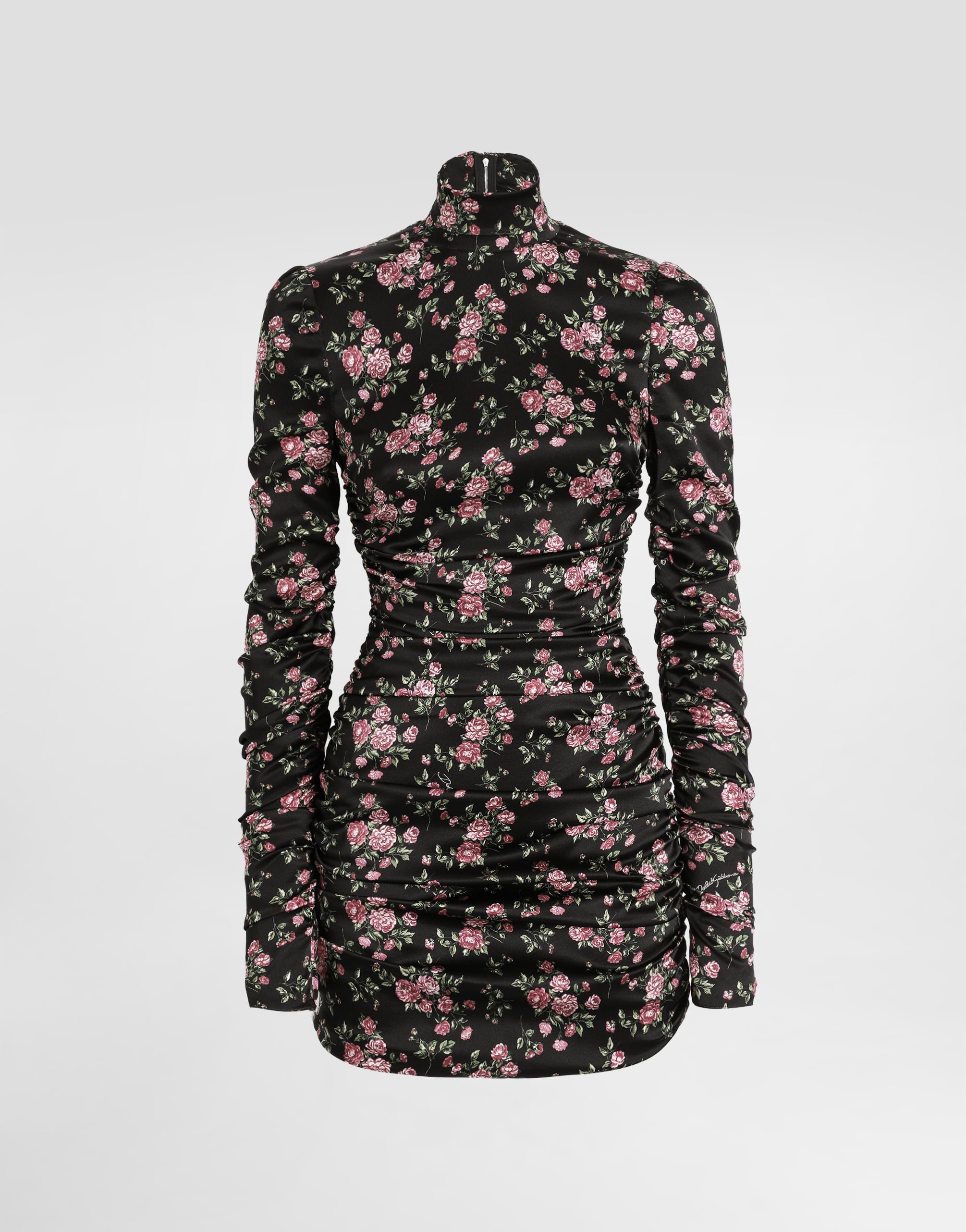 Dolce & Gabbana 花柄長袖ドレス F60G3TFSA8H_HN5XQ_0.jpg