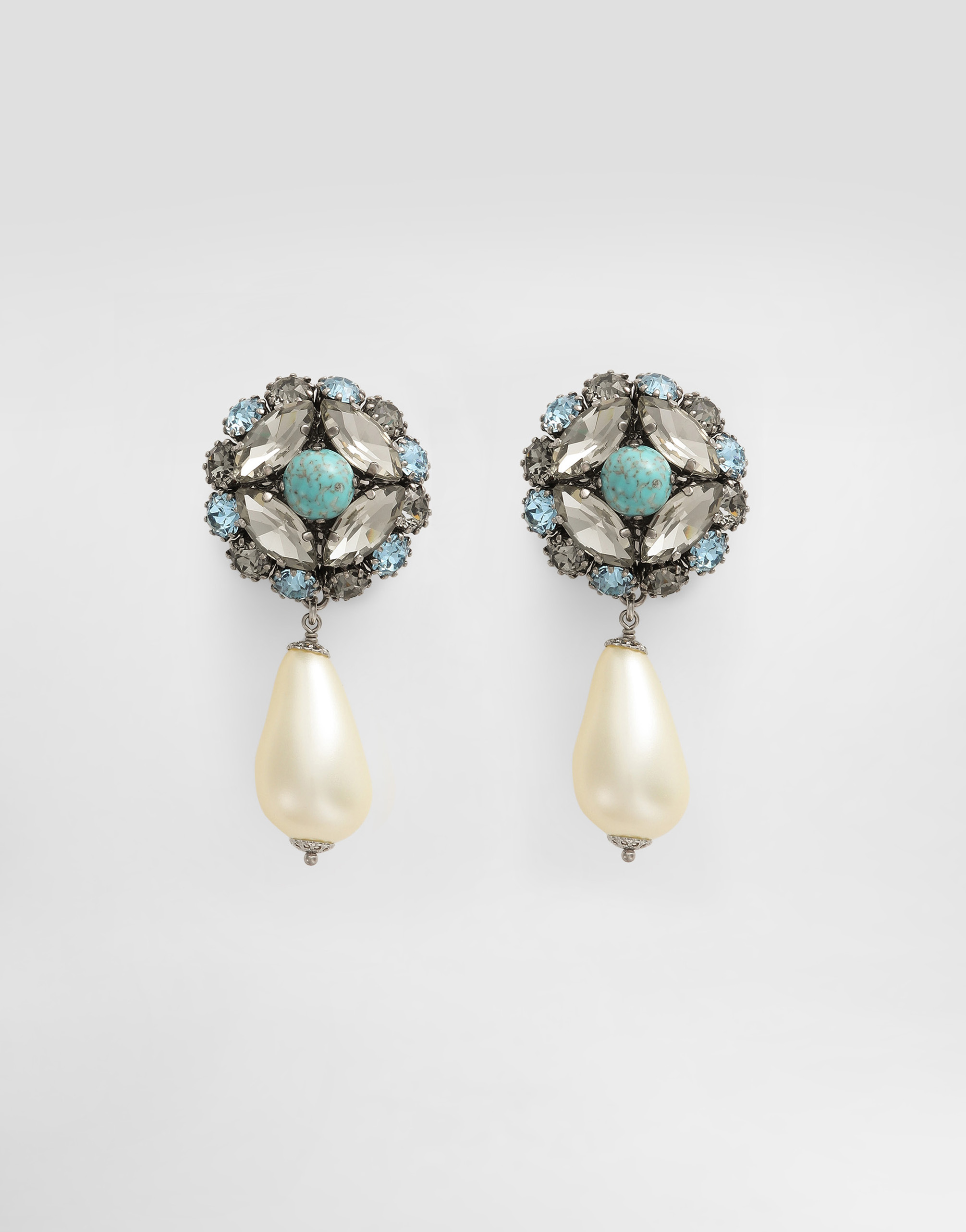  Dolce & Gabbana Re Edition Clip Earrings - Frau Collection Mehrfarbig Metall Onesize 