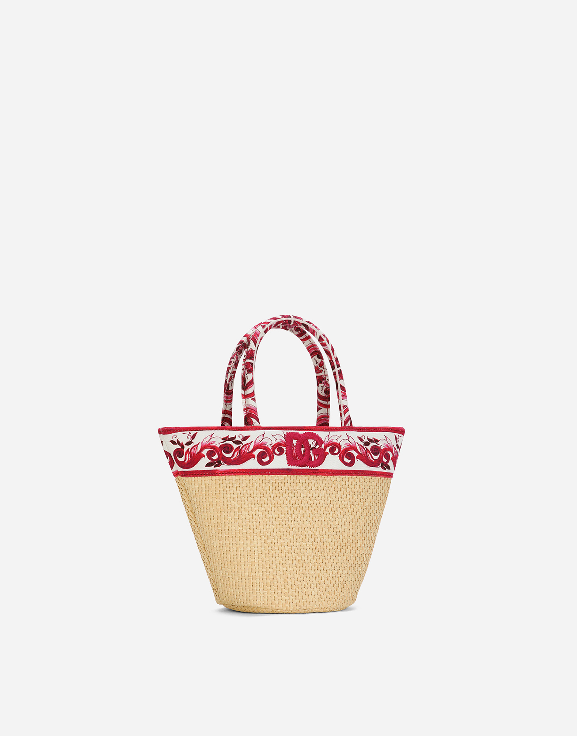 DOLCE & GABBANA STRAW HANDBAG