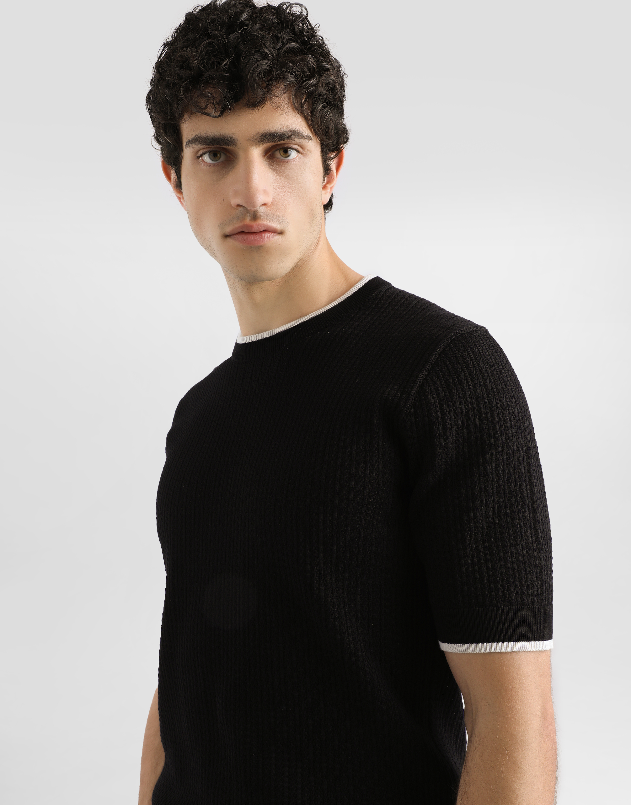 Cotton crewneck pullover
