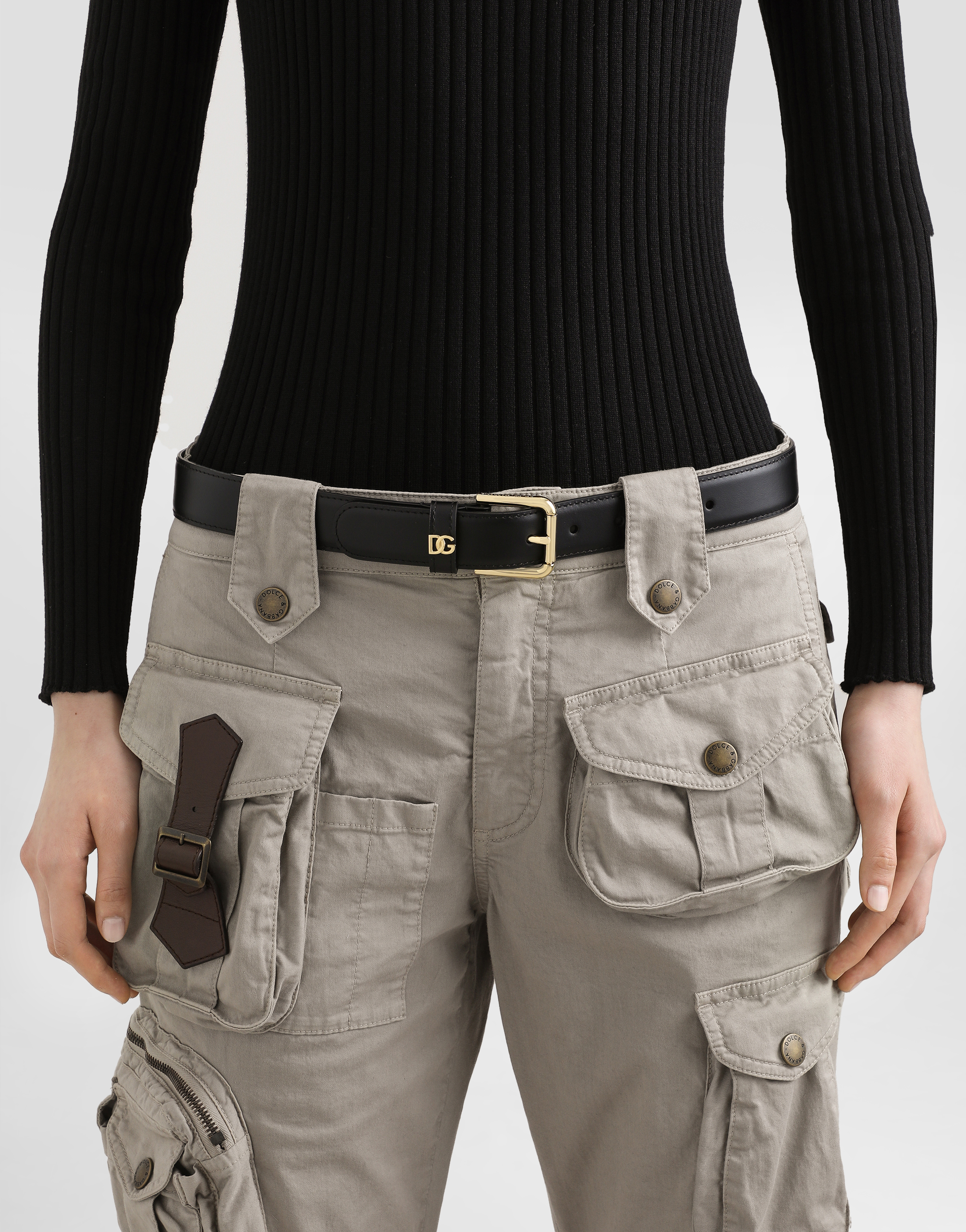 Dolce & Gabbana Belt In Black