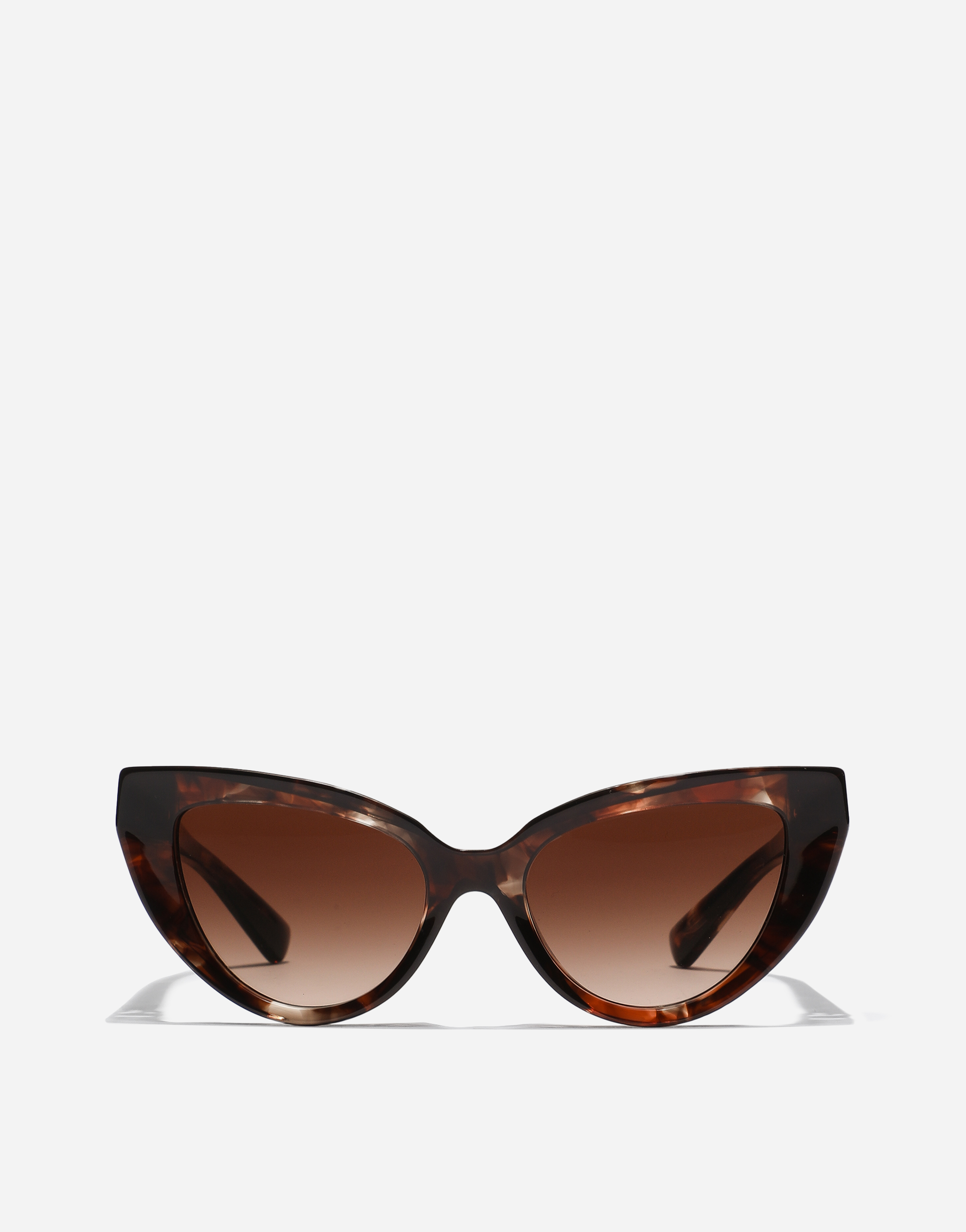Dolce & Gabbana Dg Hinge Sunglasses In Dark Red Havana