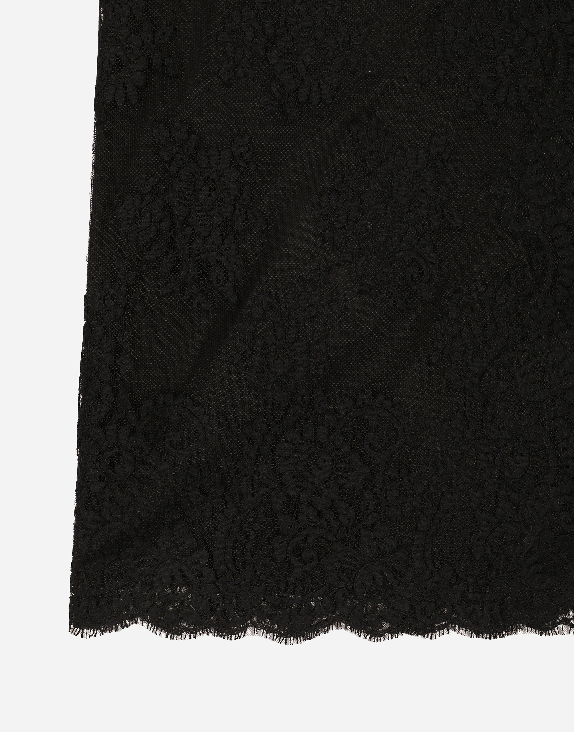 Dolce & Gabbana Draped Brassiere Midi Dress In Black