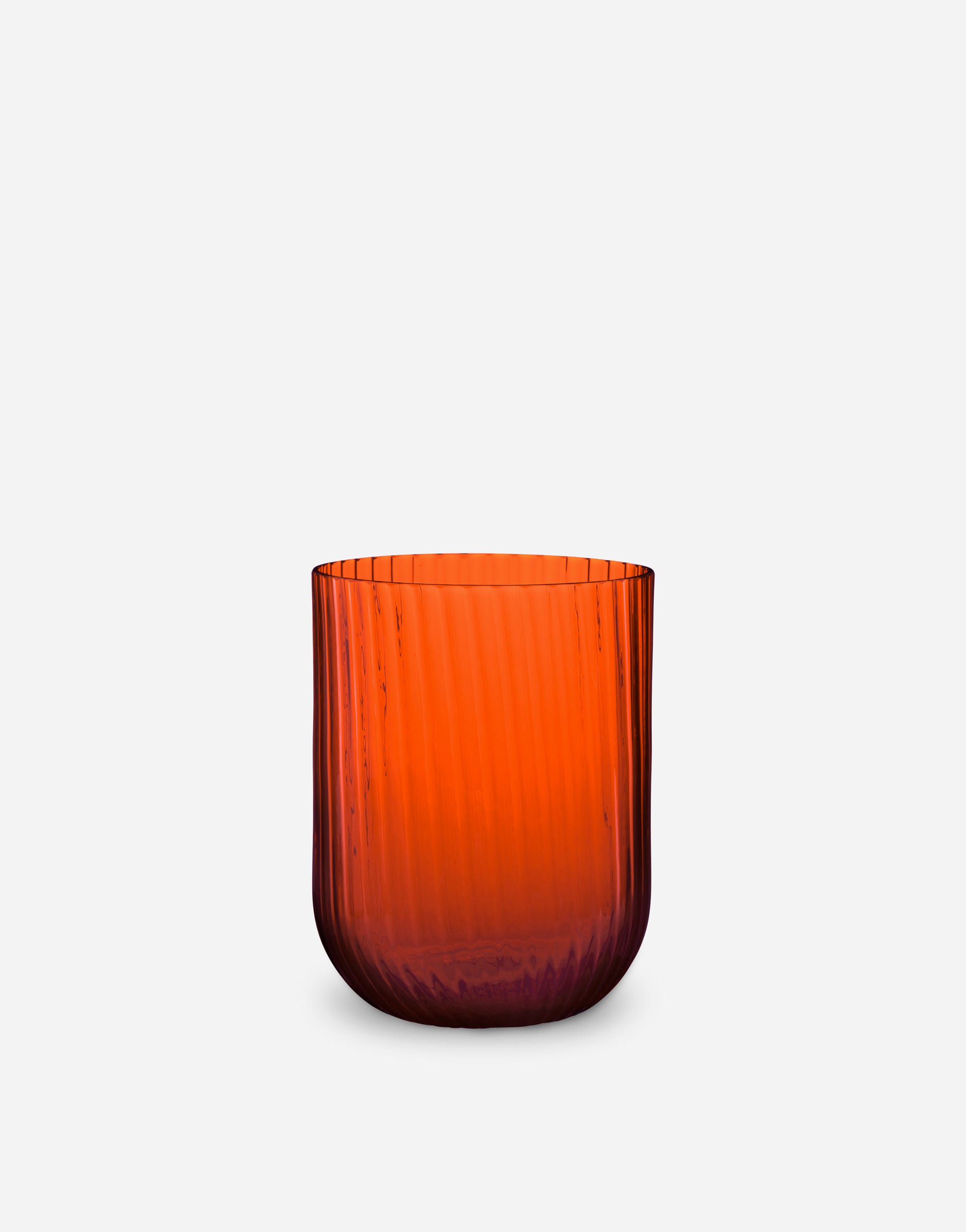 Dolce & Gabbana Set 2 Hand-blown Murano Beverage Glasses In Multicolor