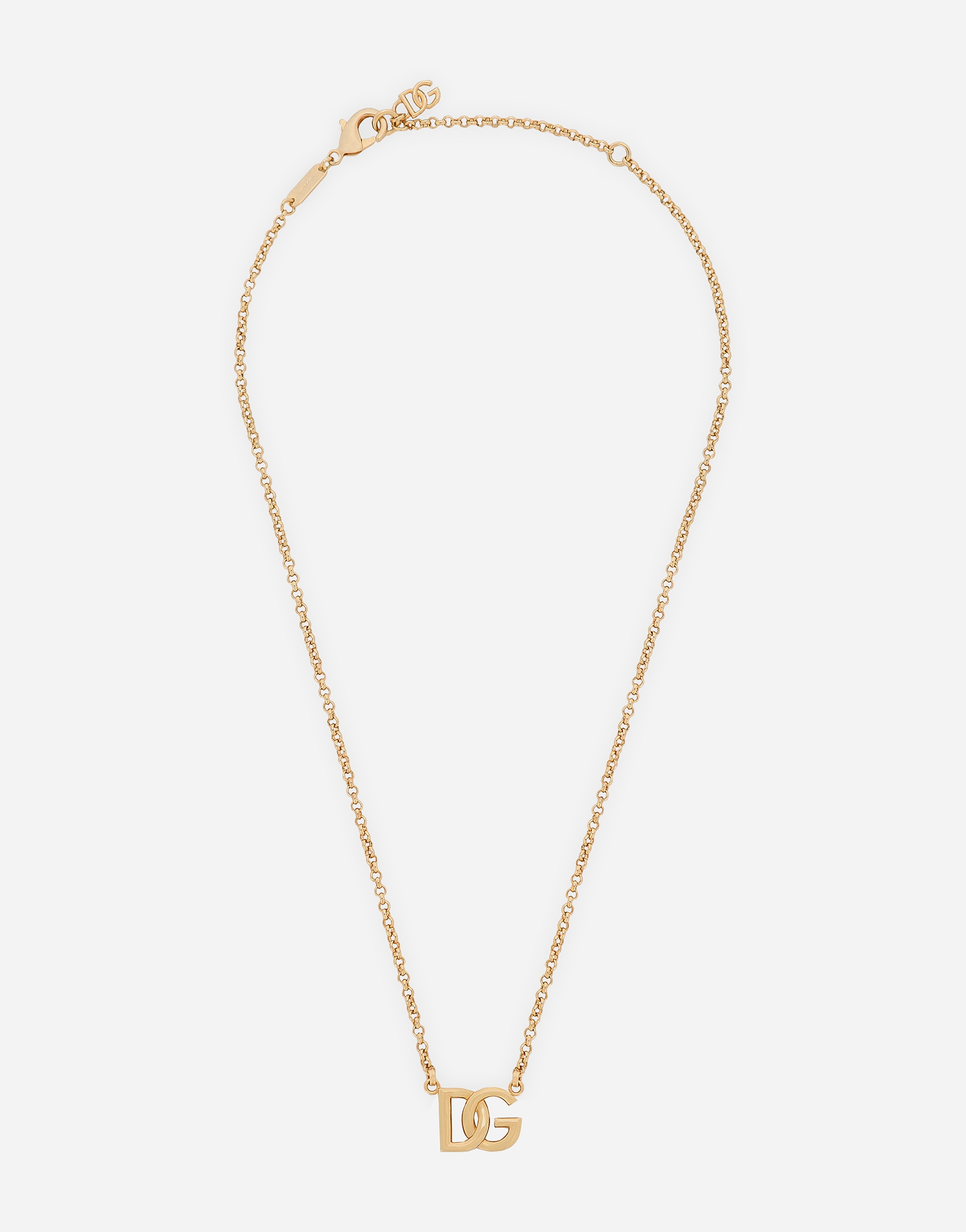 DOLCE&GABBANAチェーン シルバーのメンズ チェーンネックレス DGロゴ | Dolce&Gabbana®