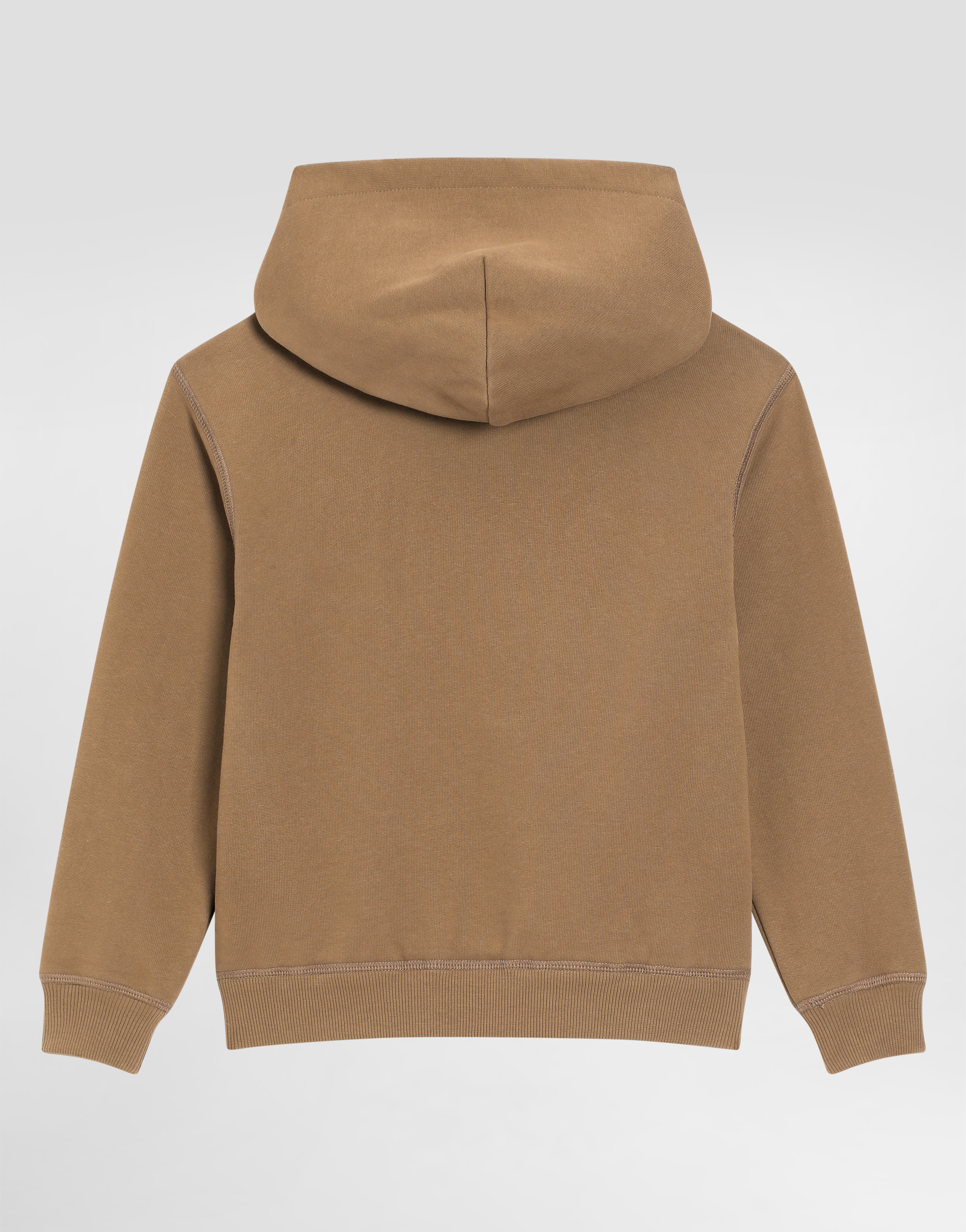 Dolce & Gabbana Hoodie With Dolce&gabbana Logo In Brown