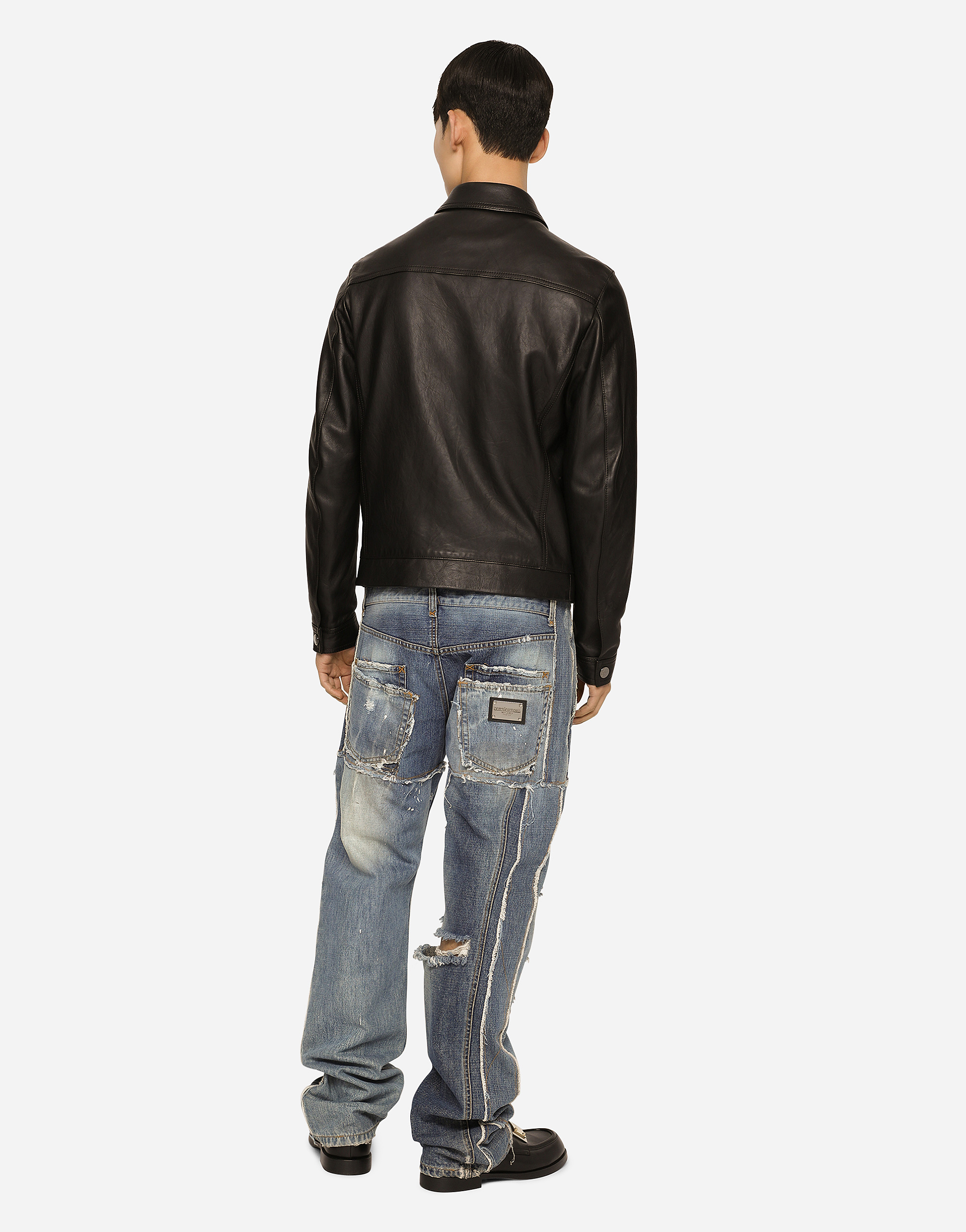 DOLCE & GABBANA LEATHER JACKET