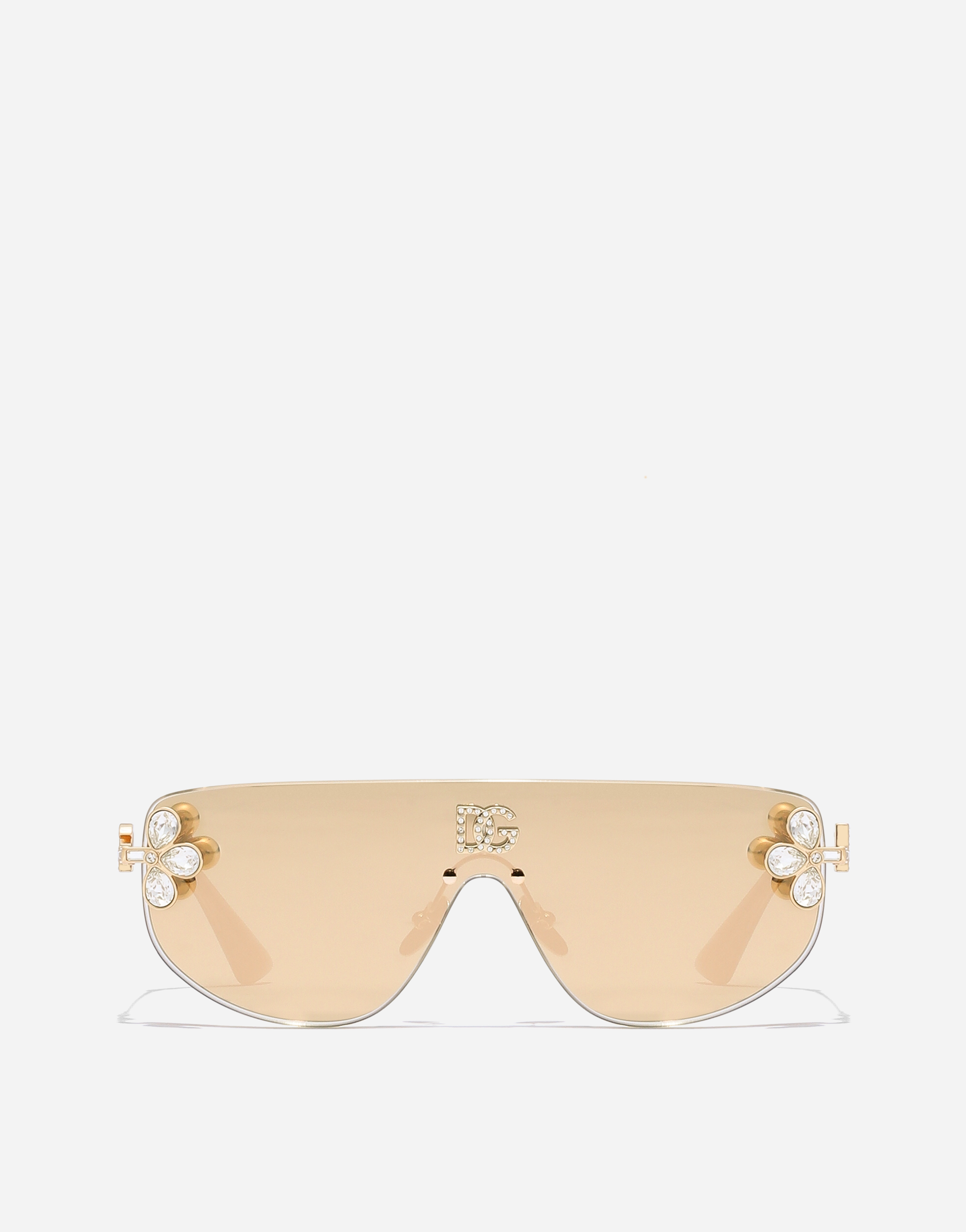 DG Crystals Sunglasses in Gold for Women | Dolce&Gabbana® US