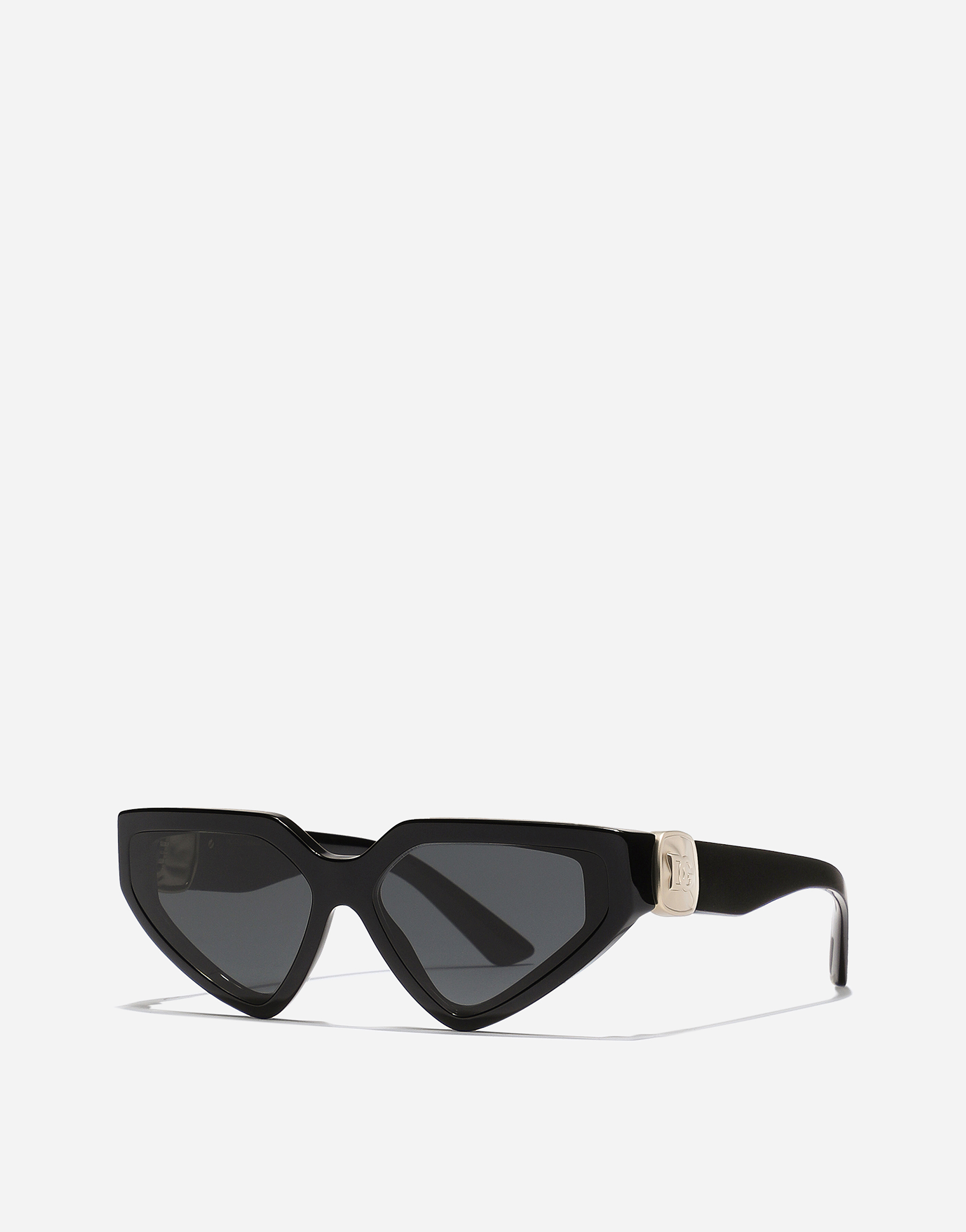 Shop Dolce & Gabbana Dg Precious Sunglasses In Black
