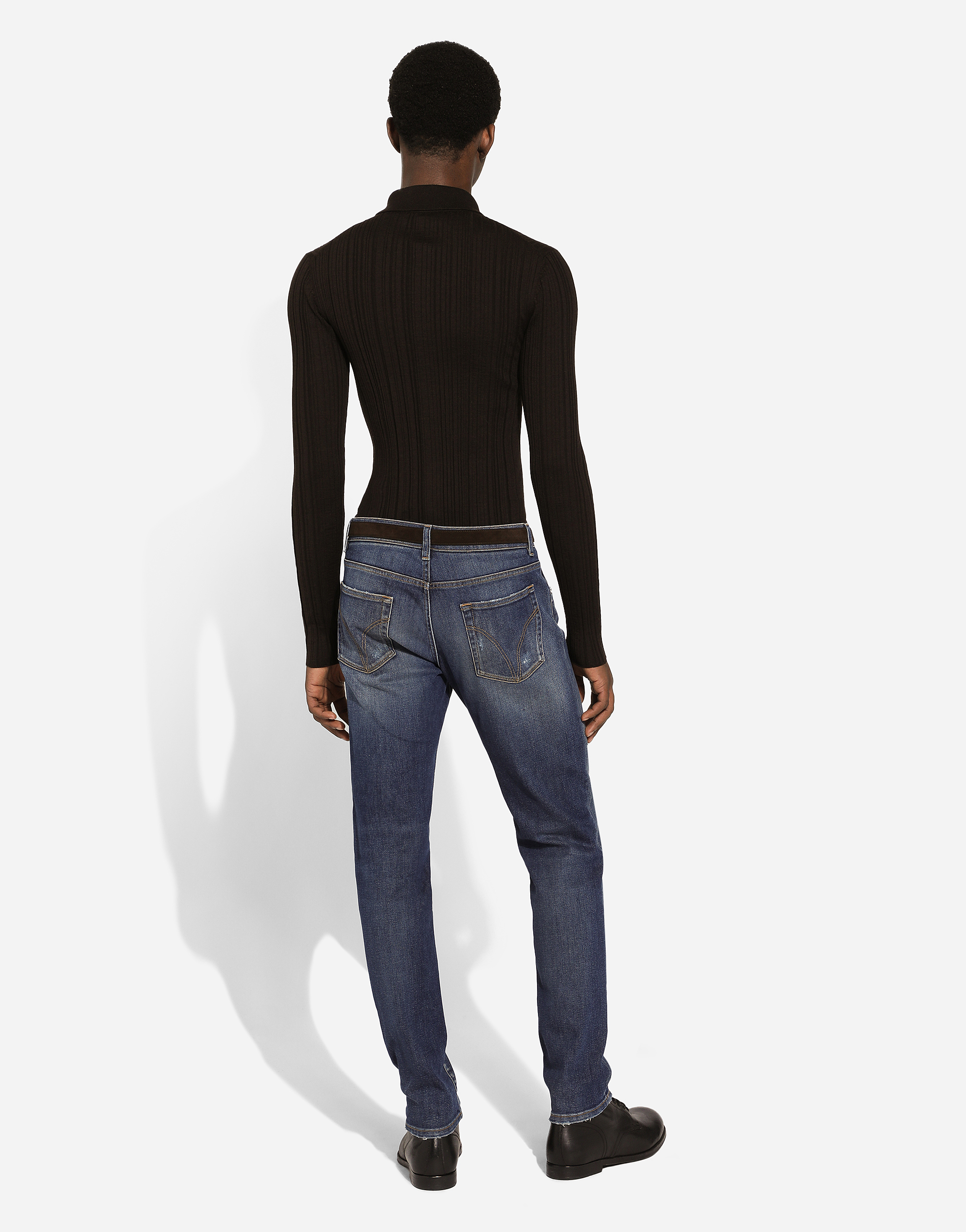 Dolce & Gabbana Distressed-effect Skinny Jeans In マルチカラー