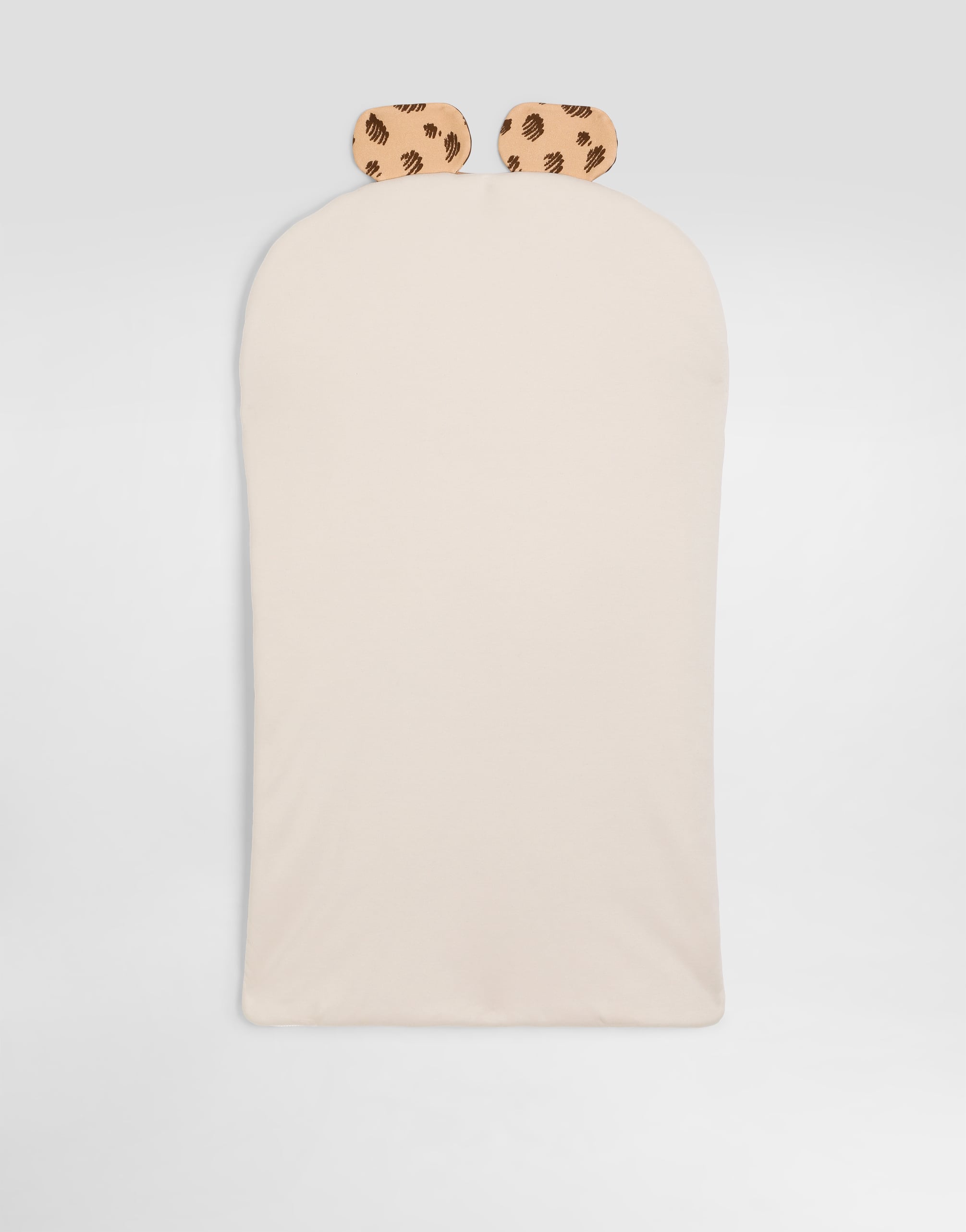  Dolce & Gabbana Newborn Jersey Baby Nest With Dg Patch And Leopard Print - Mann Accessoires Und Baby Carrier Mehrfarbig Onesize 