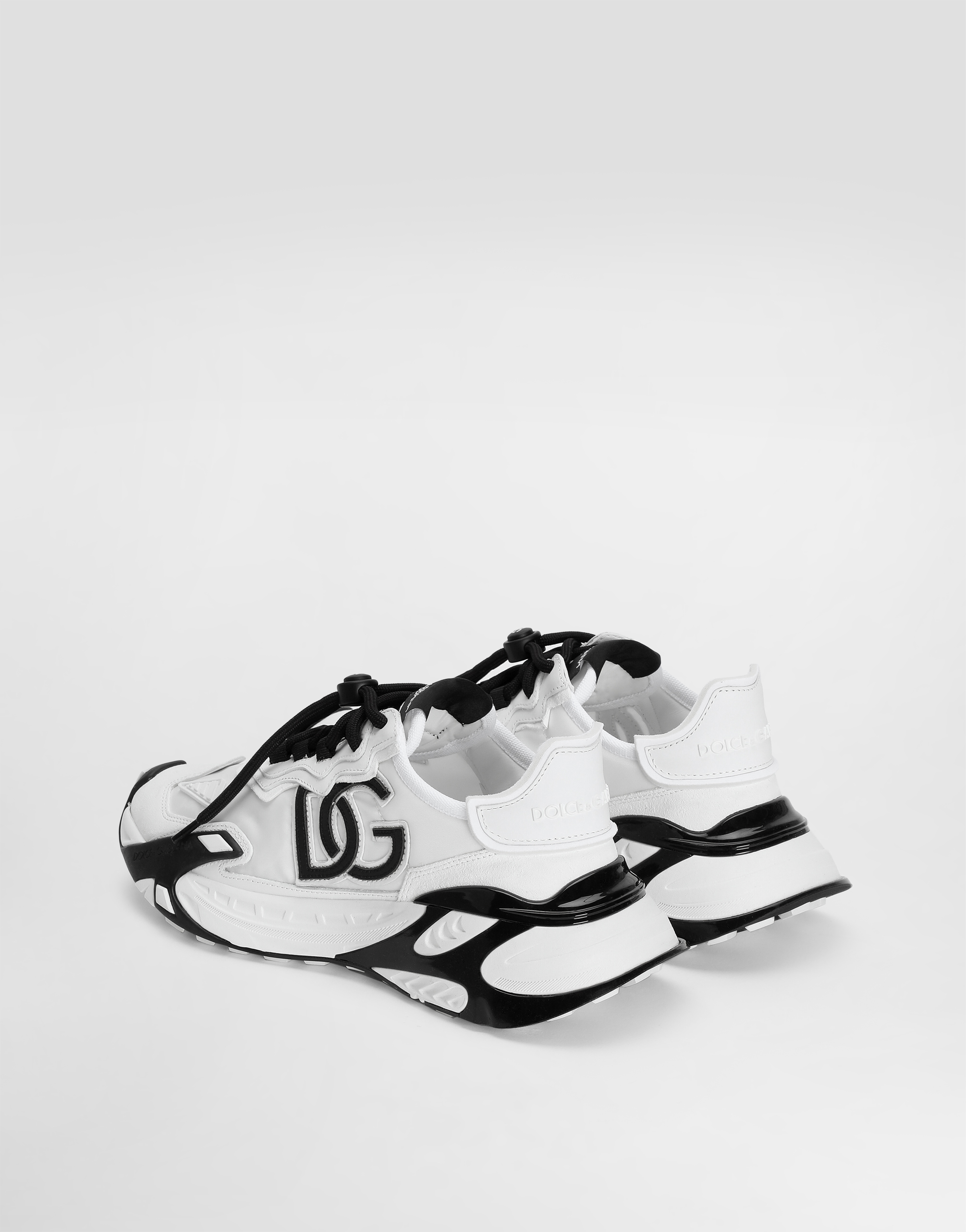 Dolce & Gabbana Day Faster Viscose Fabric Sneakers In Pattern