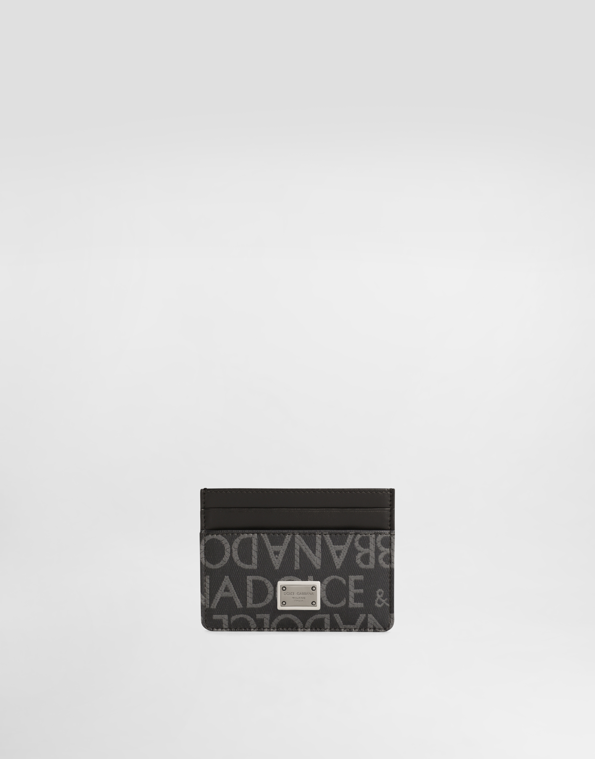 Coated jacquard card holder in Multicolor for Men | Dolce&Gabbana® US