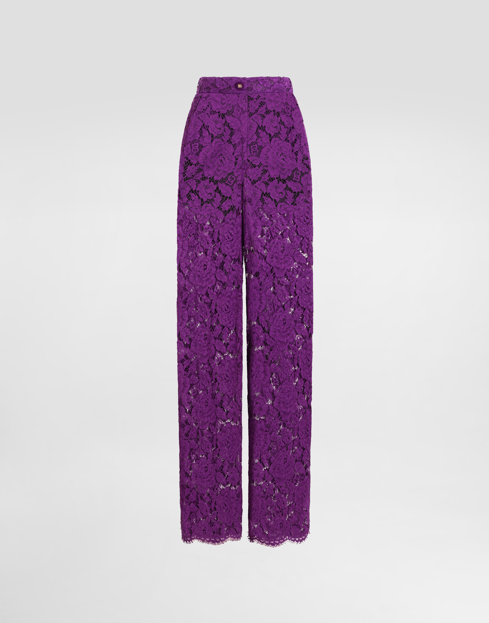 Cordonetto lace trousers