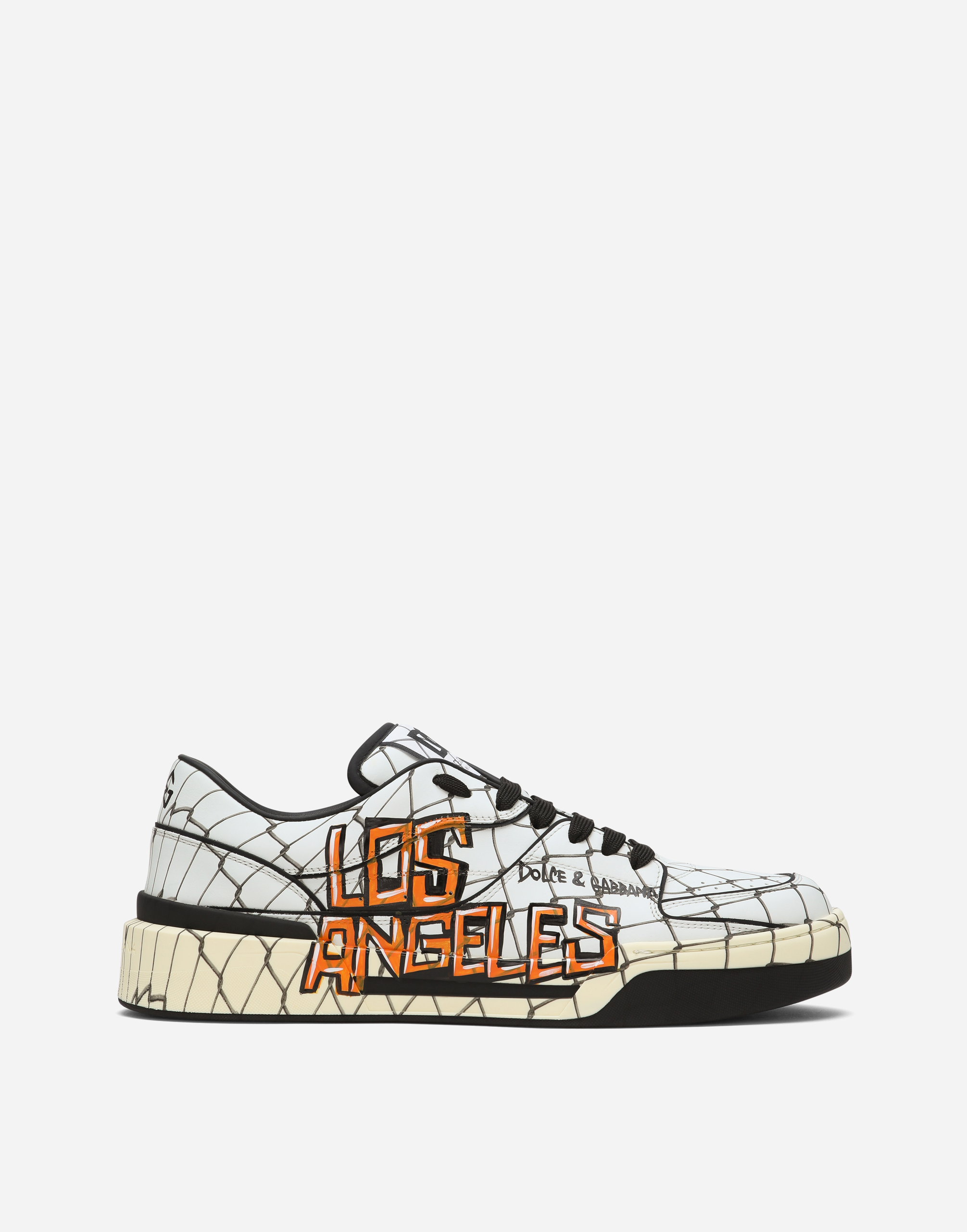 Dolce & Gabbana New Roma Low-top Sneakers In White