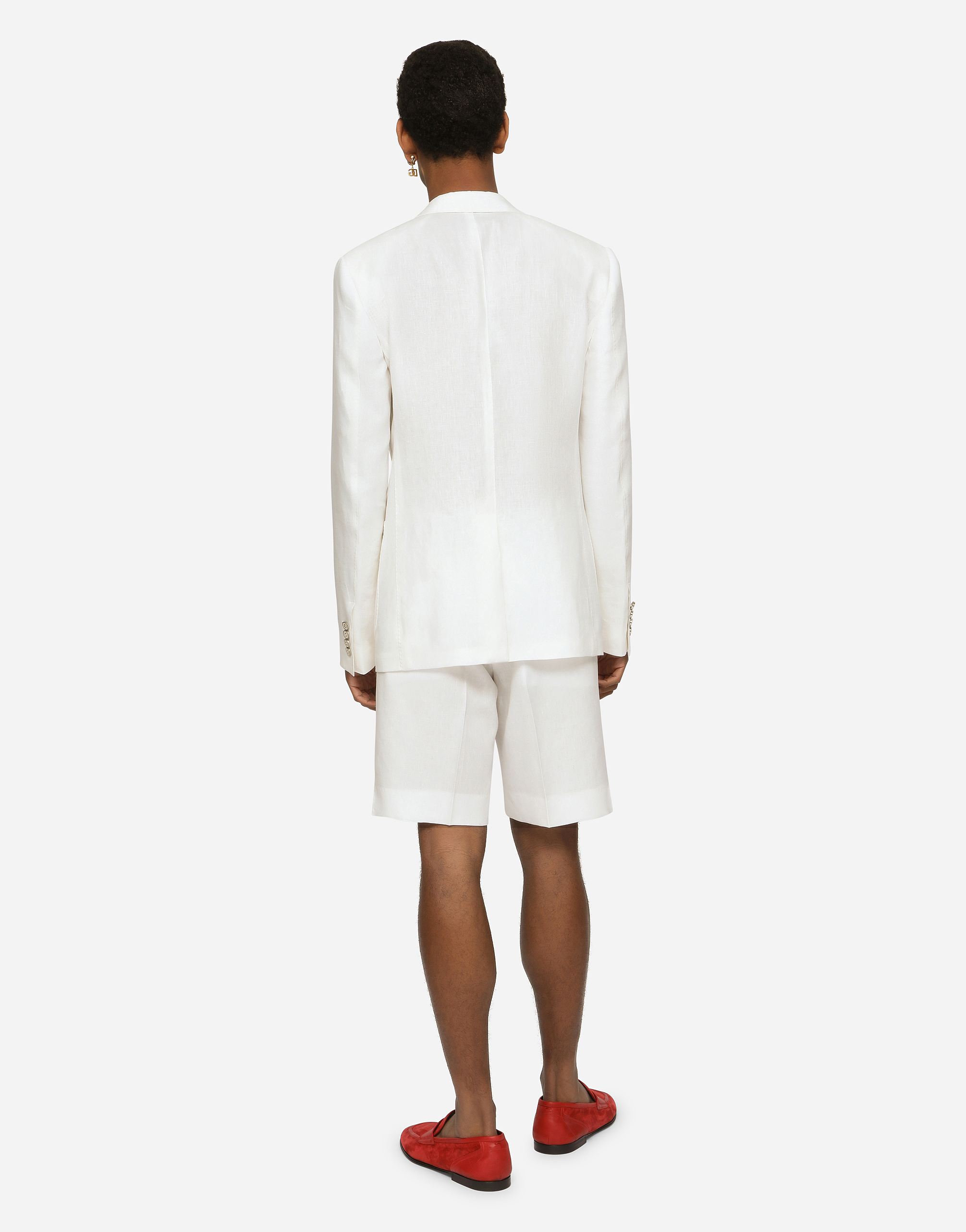 DOLCE & GABBANA LINEN SHORTS