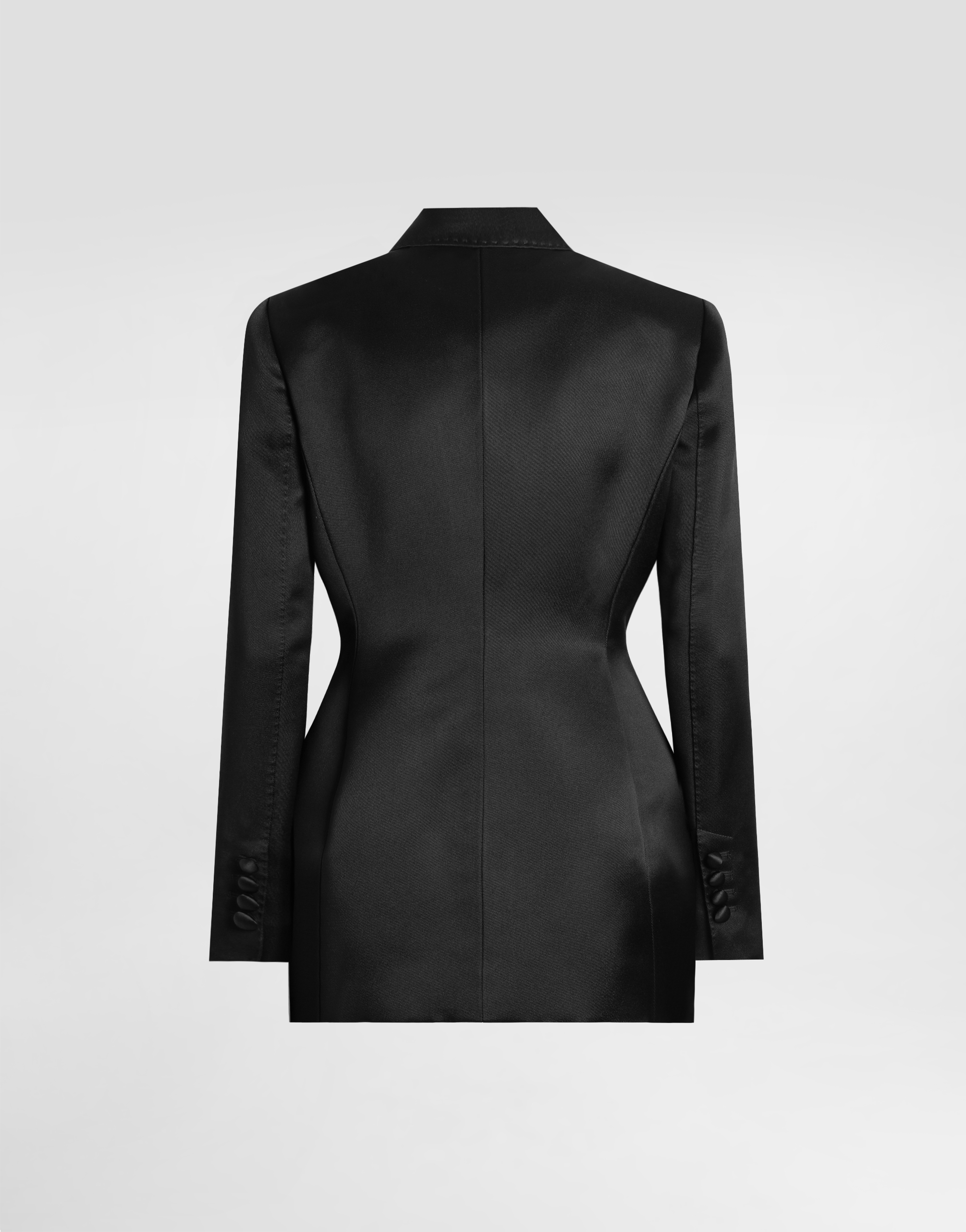 Double-breasted duchess jacket with conical cups