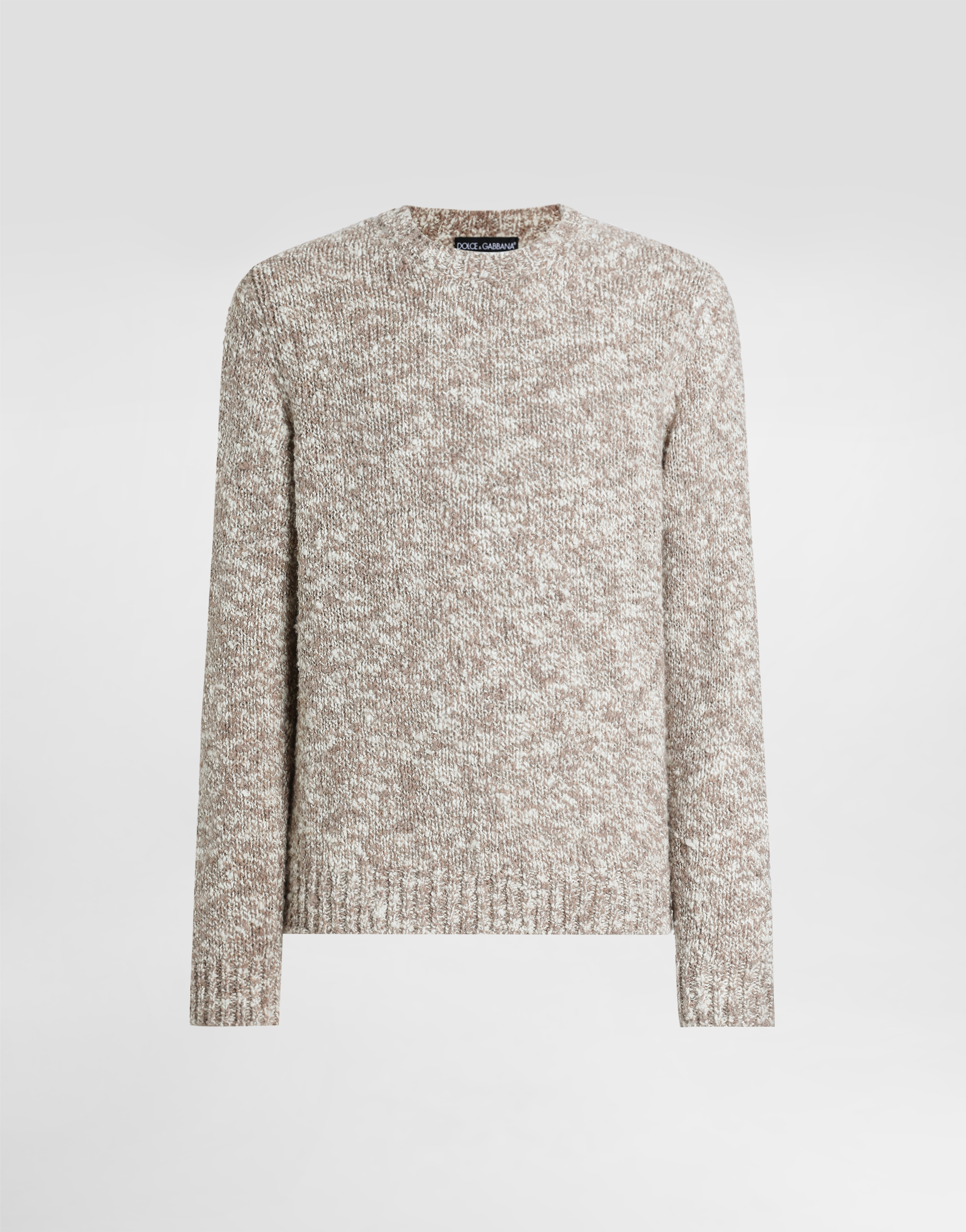 Fine-gauge wool crew neck pullover