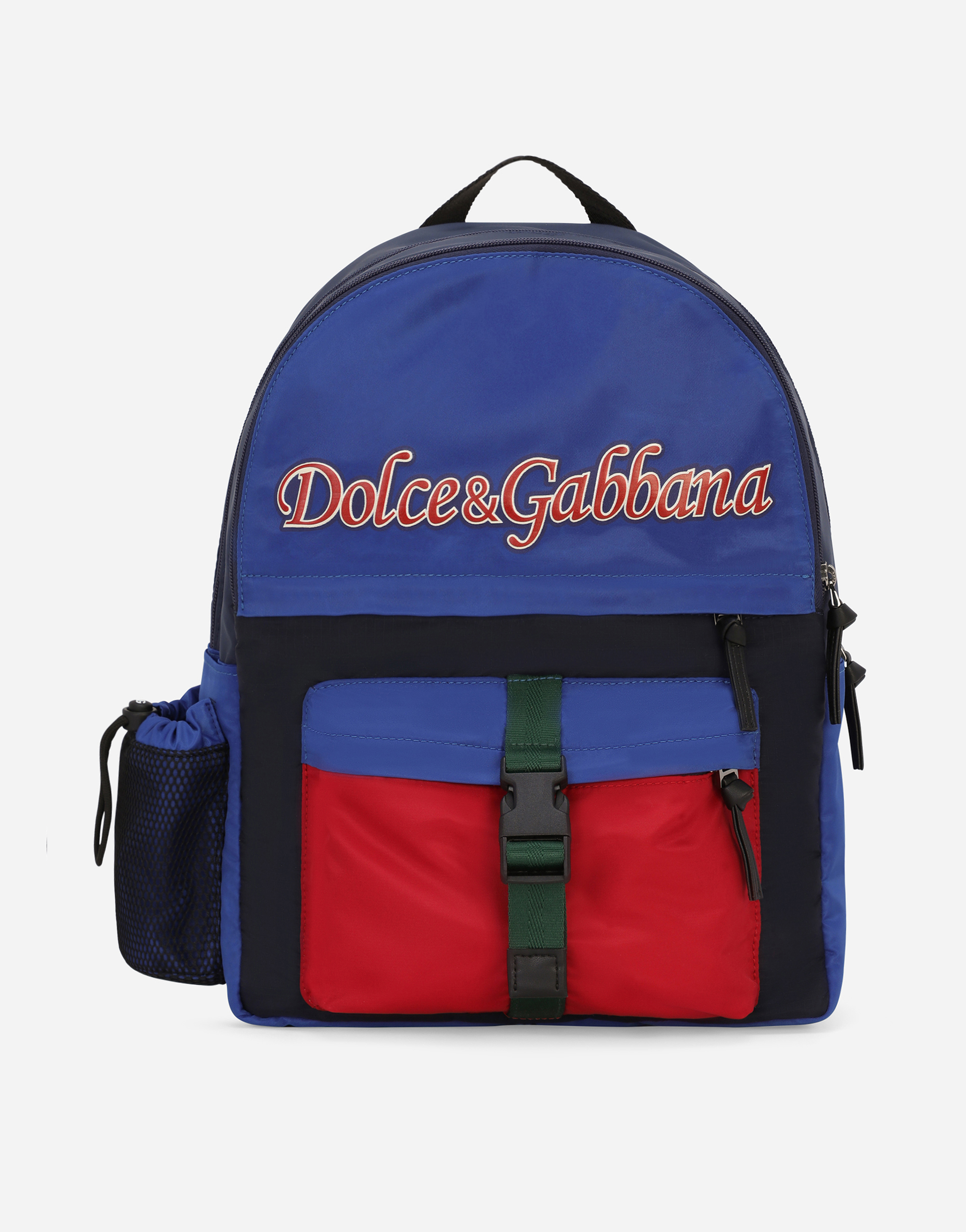 Dolce & Gabbana Kids' Nylon Backpack In Multicolor